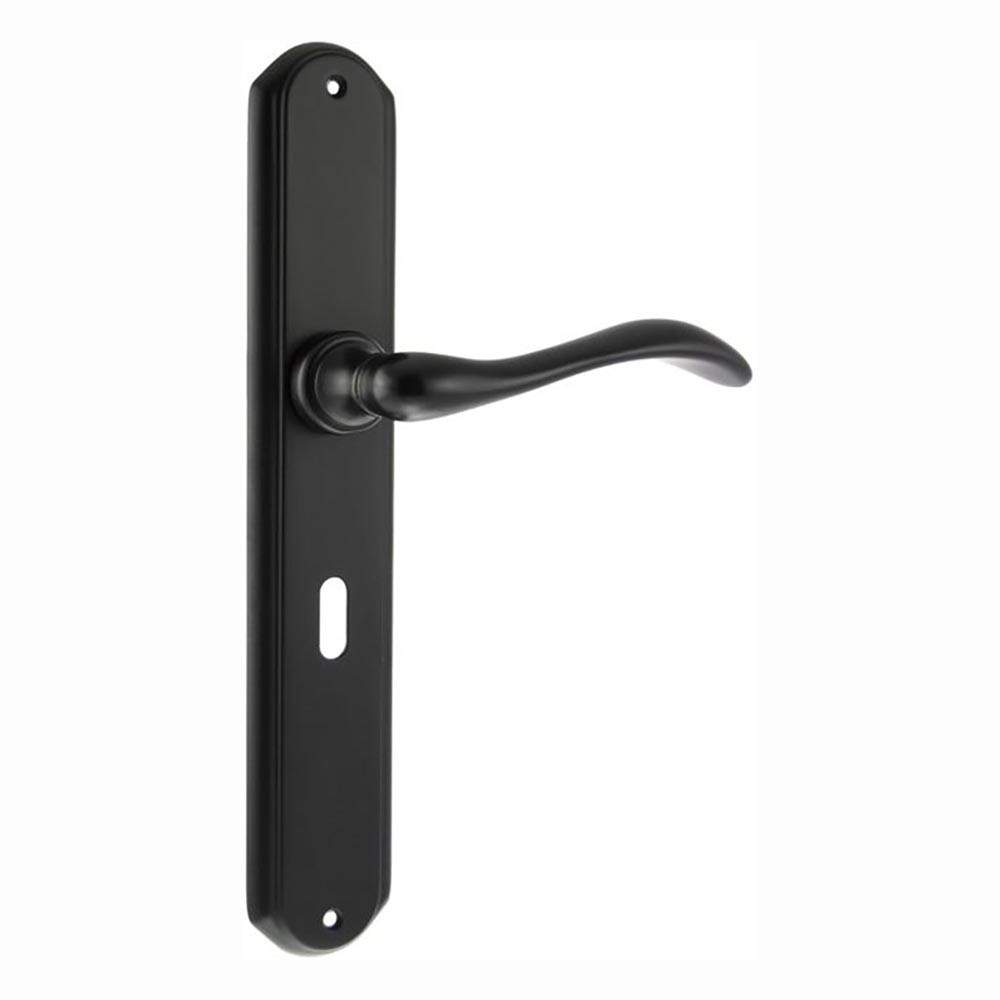 Atlantic Forme Valence Solid Brass Key Lever on Backplate - Matt Black Atlantic UK FBP138KMB Price Comparisons | Compare The Build