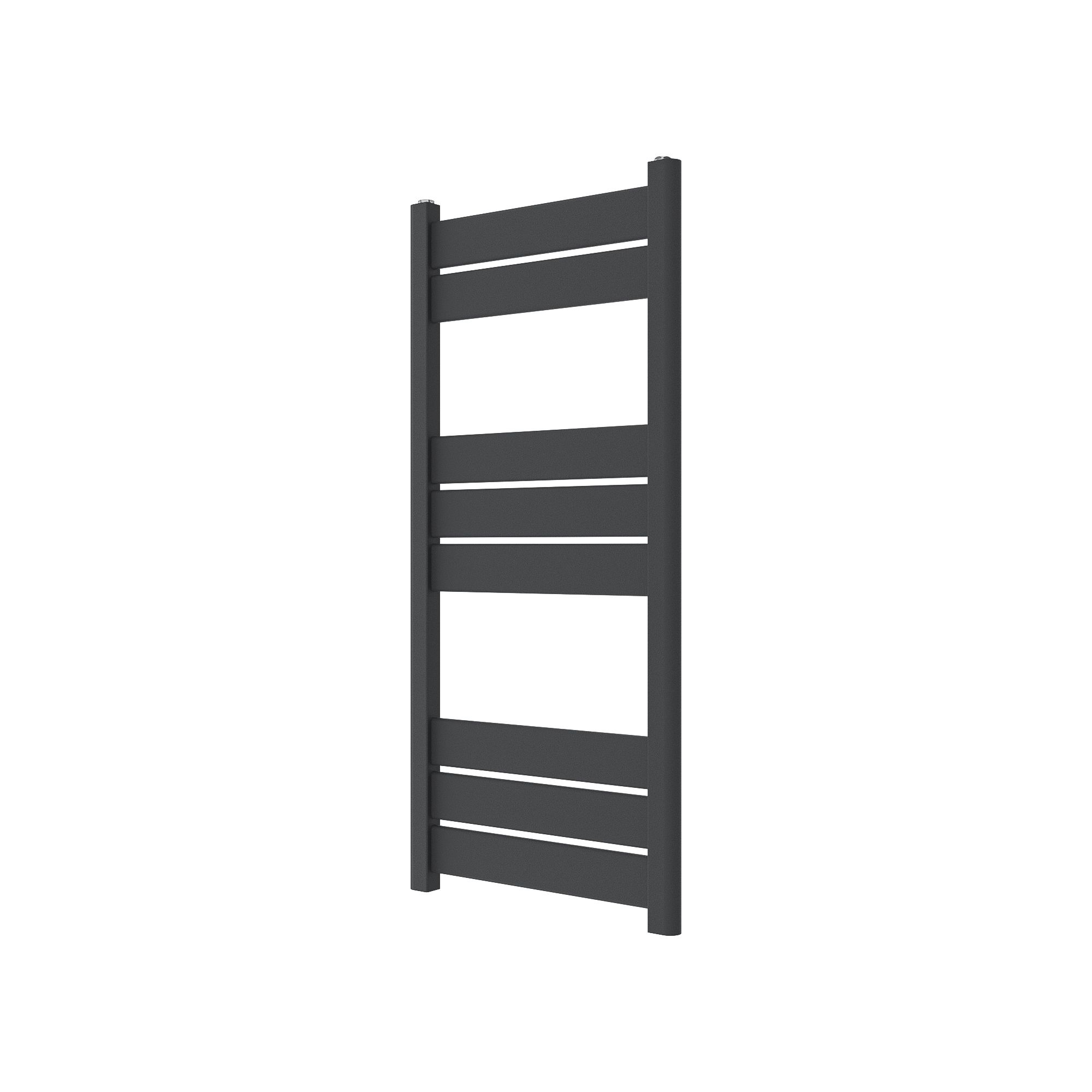 GoodHome Ellesmere, Anthracite Vertical Flat Towel Radiator (W)450mm X (H)974mm | Compare The Build