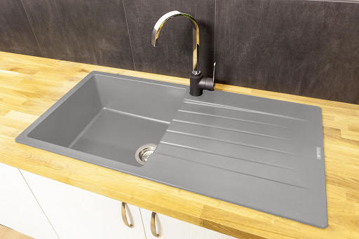 Reginox Harlem 10 Silver Grey Granite Inset Kitchen Sink With Waste Price Comparisons | Compare The Build