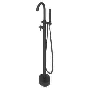 Beckington Floor Standing Bath Shower Mixer Tap with - Matt Black Price Comparisons | Compare The Build