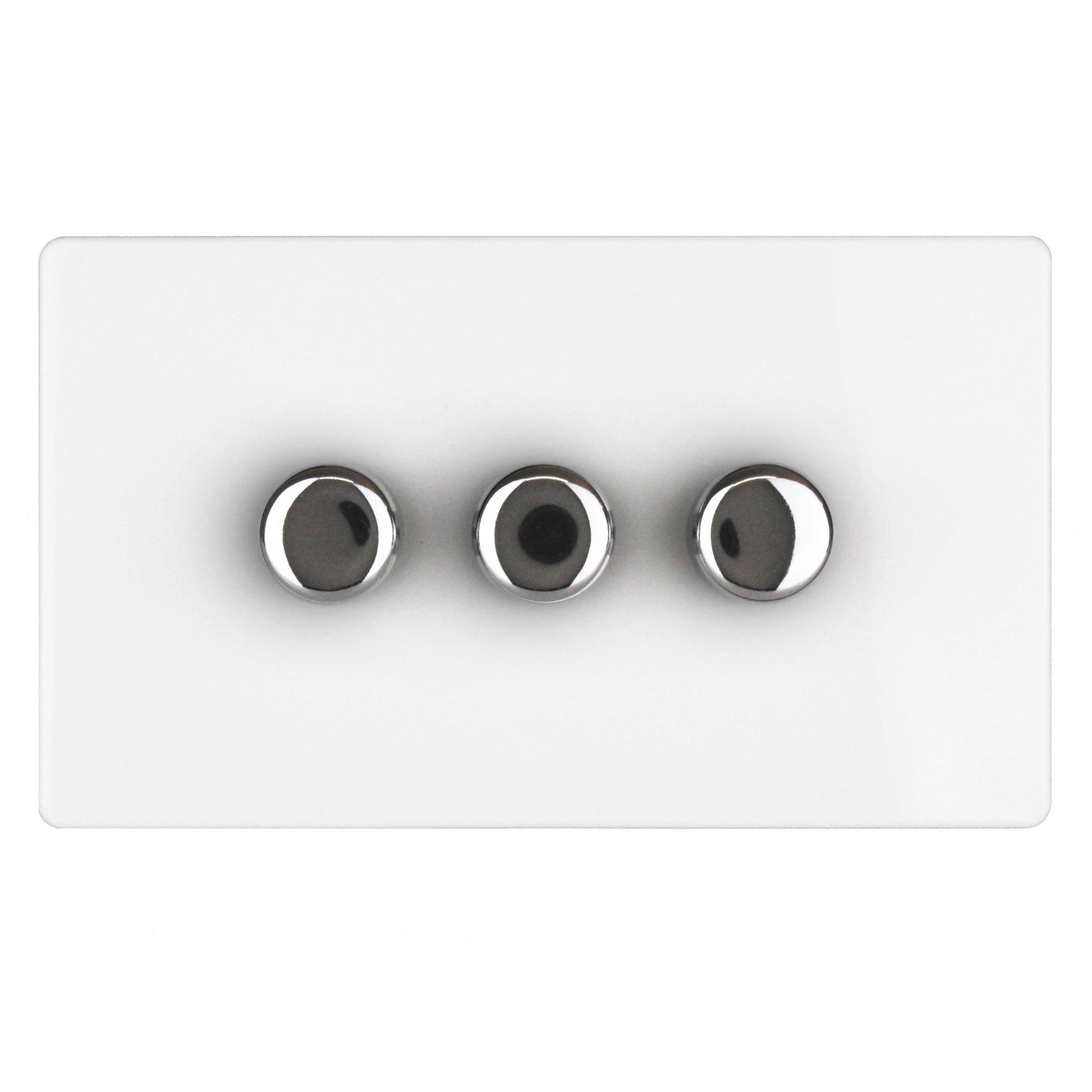 Varilight White Flat Profile Double 2 Way Screwless Dimmer Switch Price Comparisons | Compare The Build