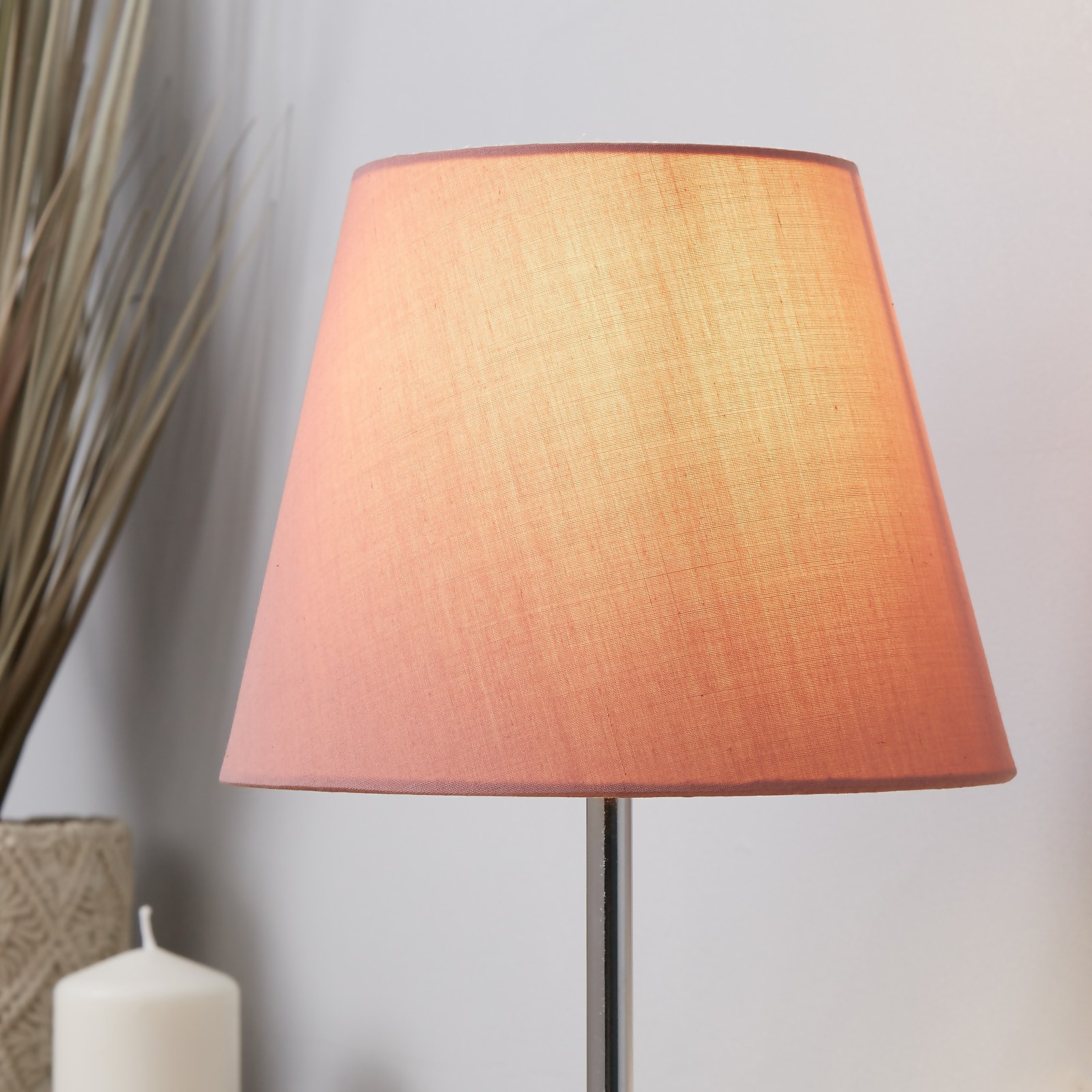 Clyde Tapered Lamp Shade - 20cm - Rose Price Comparisons | Compare The Build