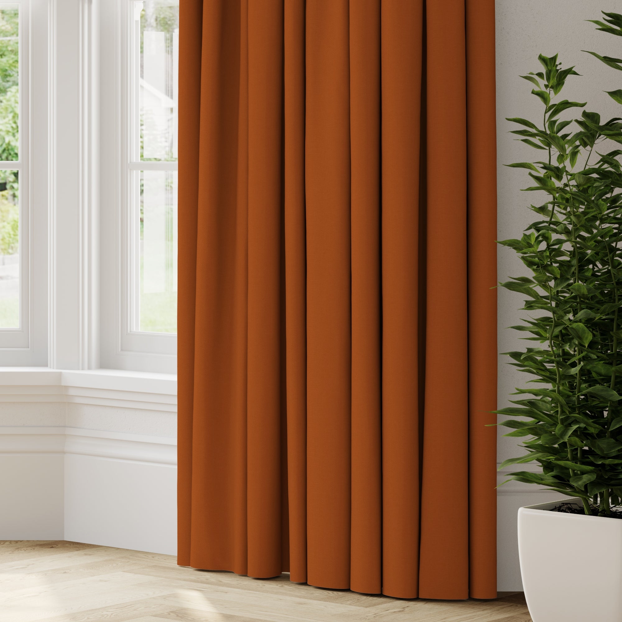 Panama Cotton Made to Measure Curtains Panama Rust Price Comparisons | Compare The Build