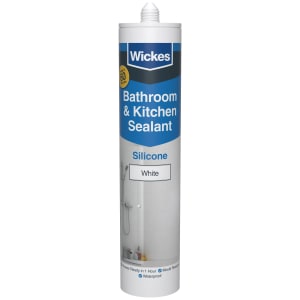 Wickes 60 Minute White Kitchen & Bathroom Sealant - 300ml Price Comparisons | Compare The Build