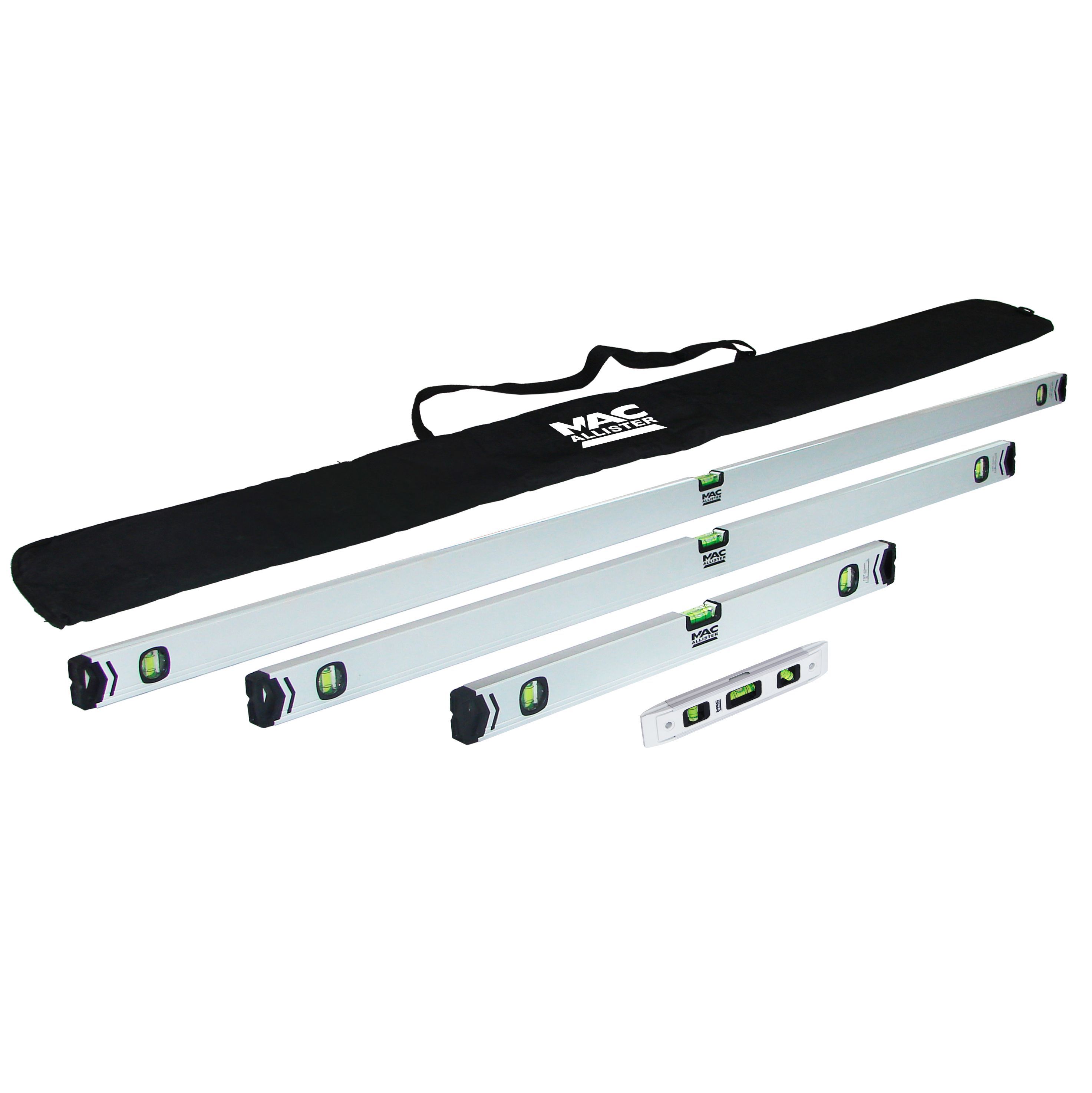 Mac Allister 4 Piece Level Sets Spirit Level Set | Compare The Build