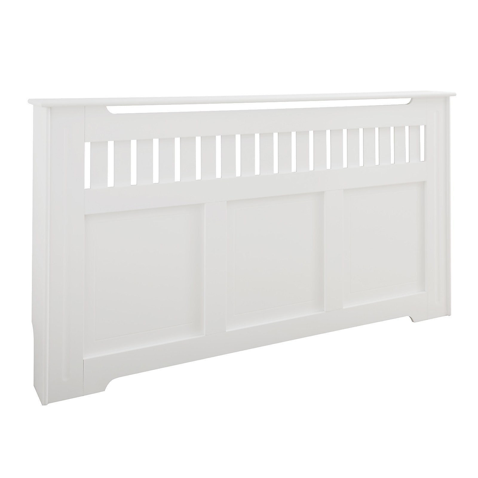 Lloyd Pascal Radiator Cover with Shaker Style in White - Large Price Comparisons | Compare The Build