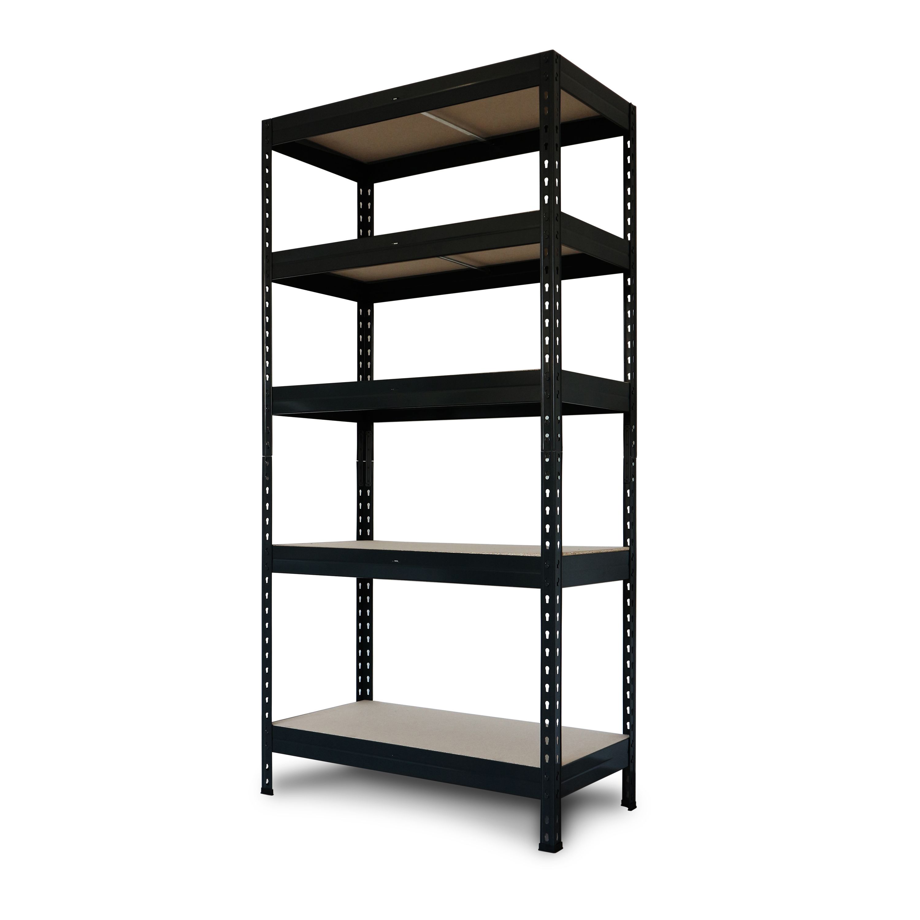 GoodHome Rand 5 Shelf High-Density Fibreboard (Hdf) & Steel Shelving Unit (H)1800mm (W)970mm Price Comparisons | Compare The Build