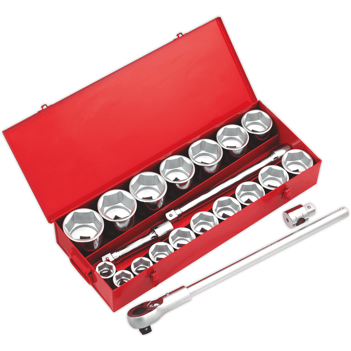 Sealey 22 Piece 1" Drive Hexagon Wall Socket Set Metric 1" Price Comparisons | Compare The Build