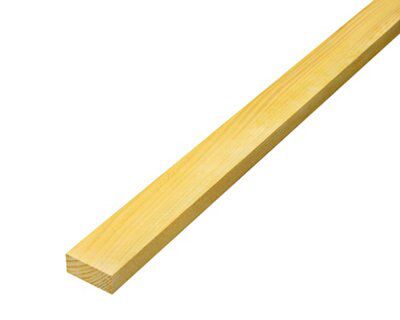 Treated Rough sawn Whitewood Timber (L)3m (W)50mm (T)22mm | Compare The Build