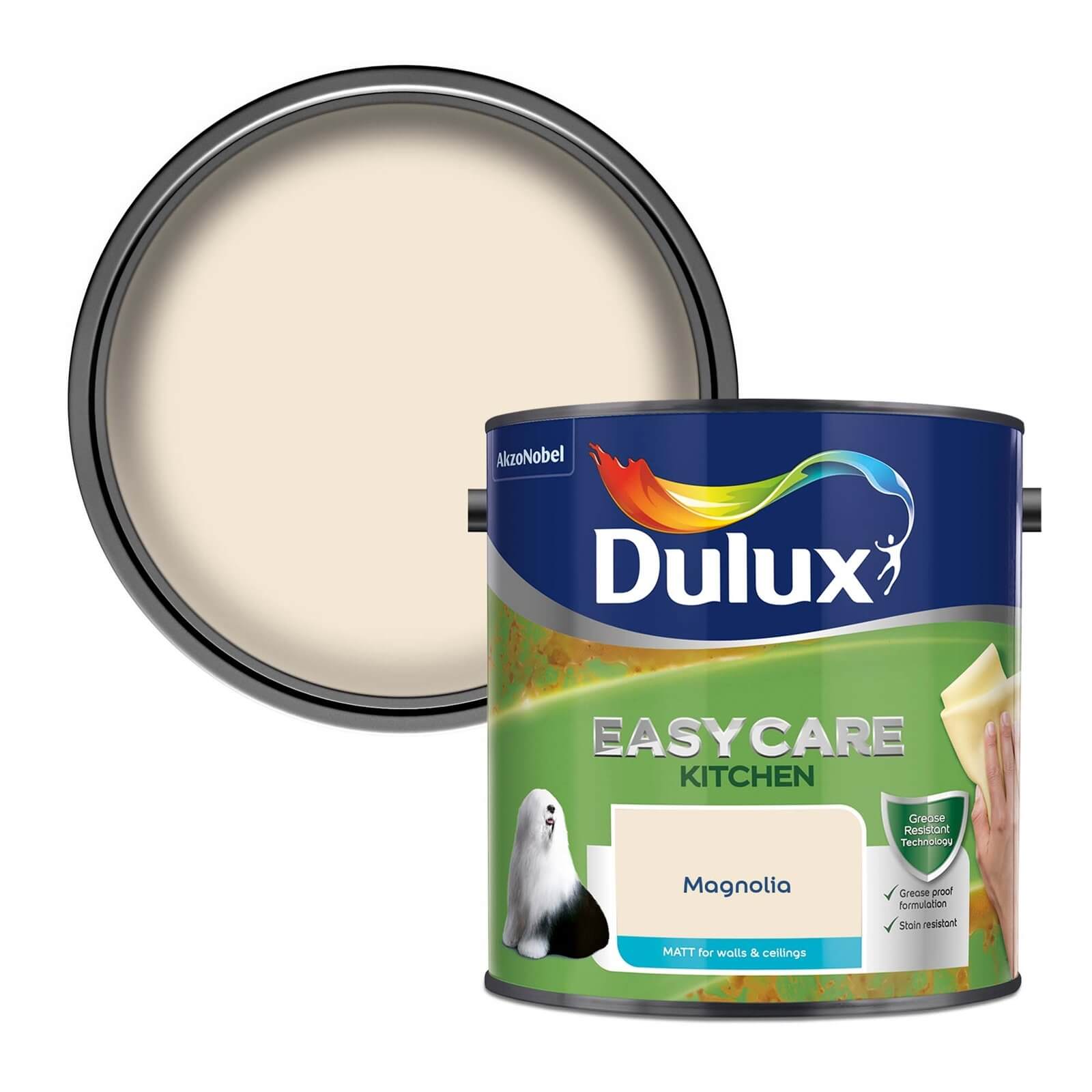 Dulux Easycare Kitchen Magnolia - Matt Paint - 2.5L Price Comparisons | Compare The Build