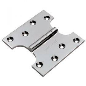 Satin Chrome Parliament Hinge 102mm x 102 mmx 4mm PAIR Price Comparisons | Compare The Build