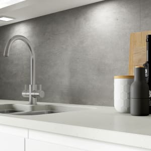 AluSplash Concrete Matt Splashback - 900 x 800 x 4mm Price Comparisons | Compare The Build