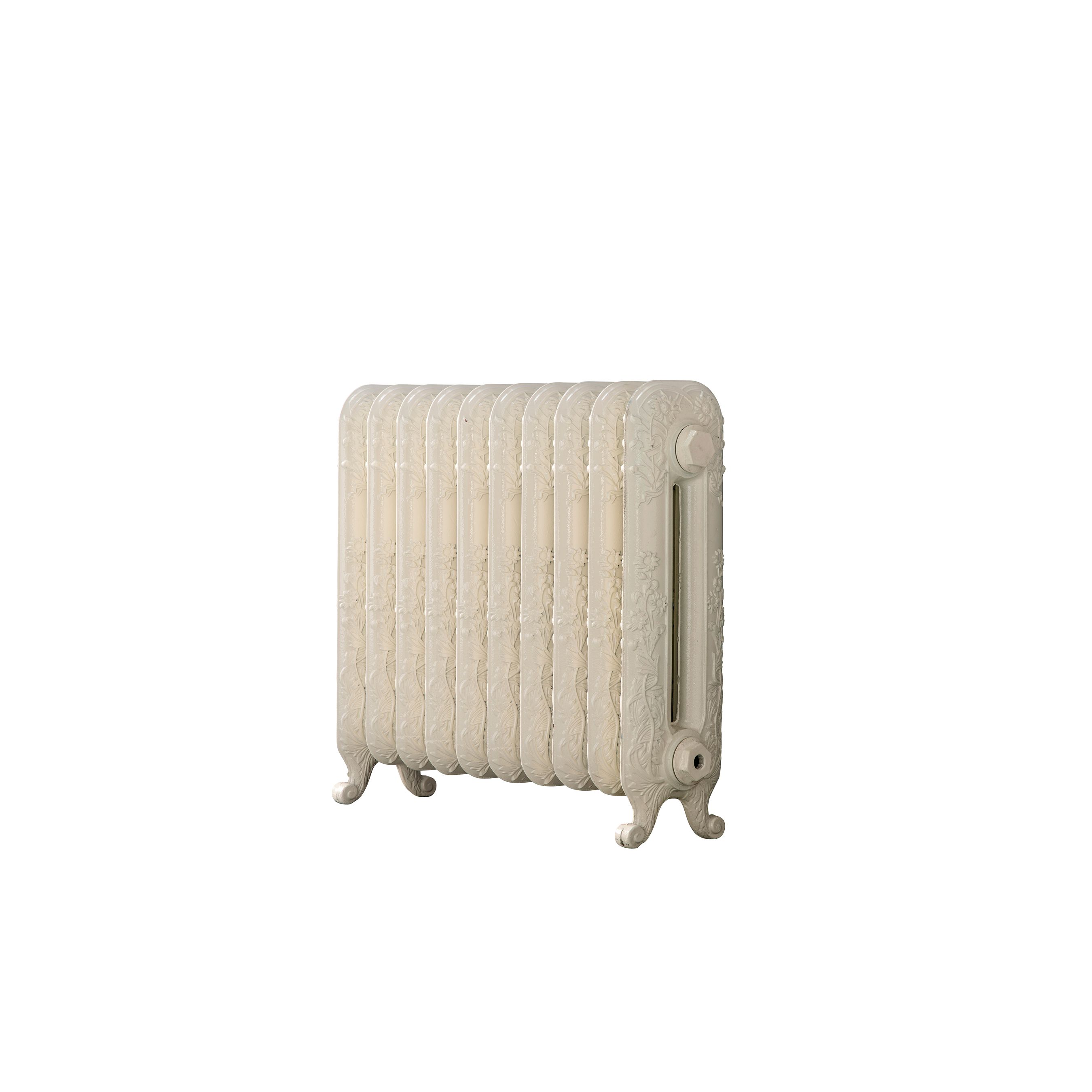 Arroll Daisy Cast Iron Cream 10 Column Radiator, (W)684mm X (H)597mm | Compare The Build