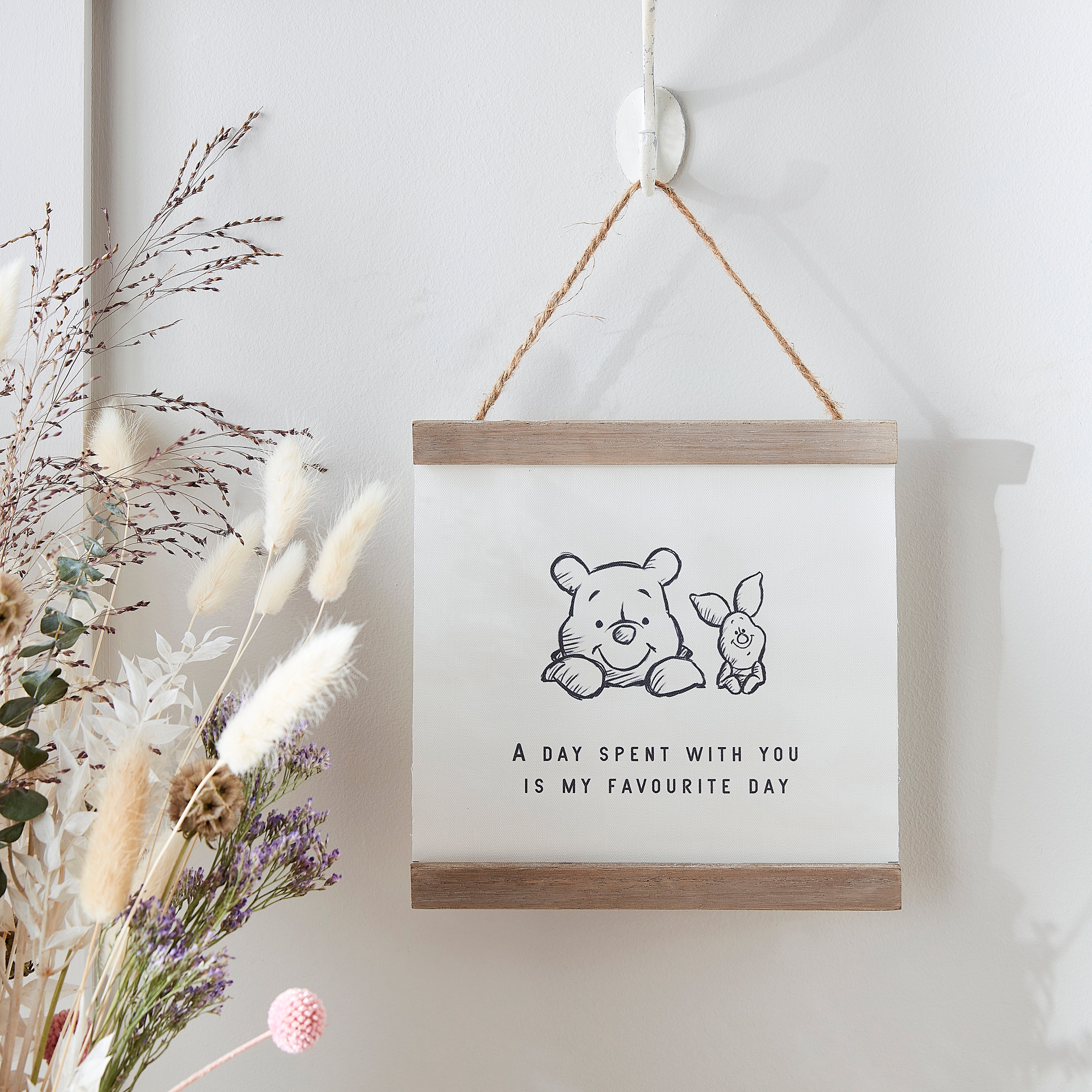 Disney Winnie and Piglet Hanging Plaque Brown Price Comparisons | Compare The Build