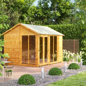 Power Sheds 10 x 8ft Apex Shiplap Dip Treated Summerhouse Price Comparisons | Compare The Build