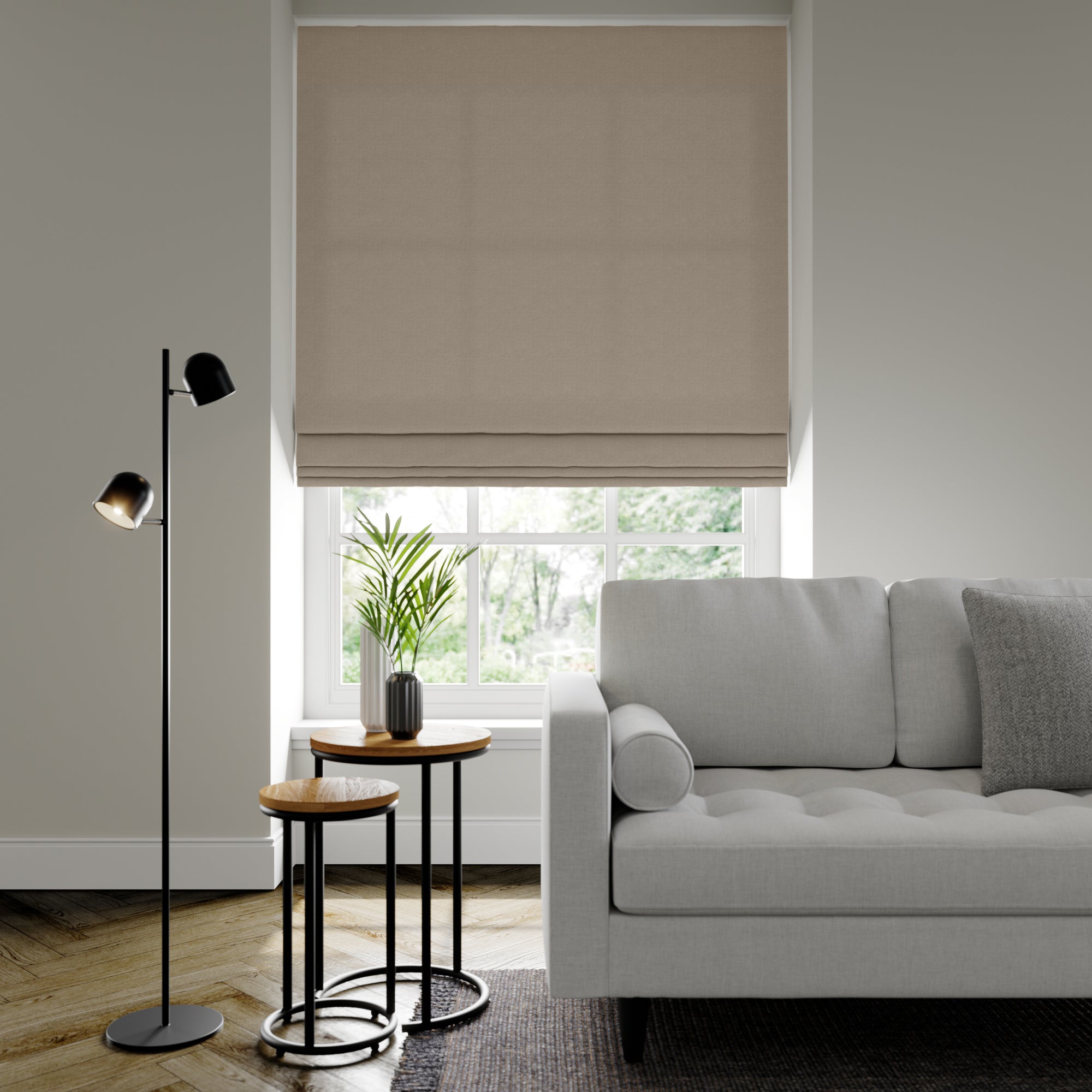 Belvoir Recycled Polyester Made to Measure Roman Blind Belvoir Taupe Price Comparisons | Compare The Build