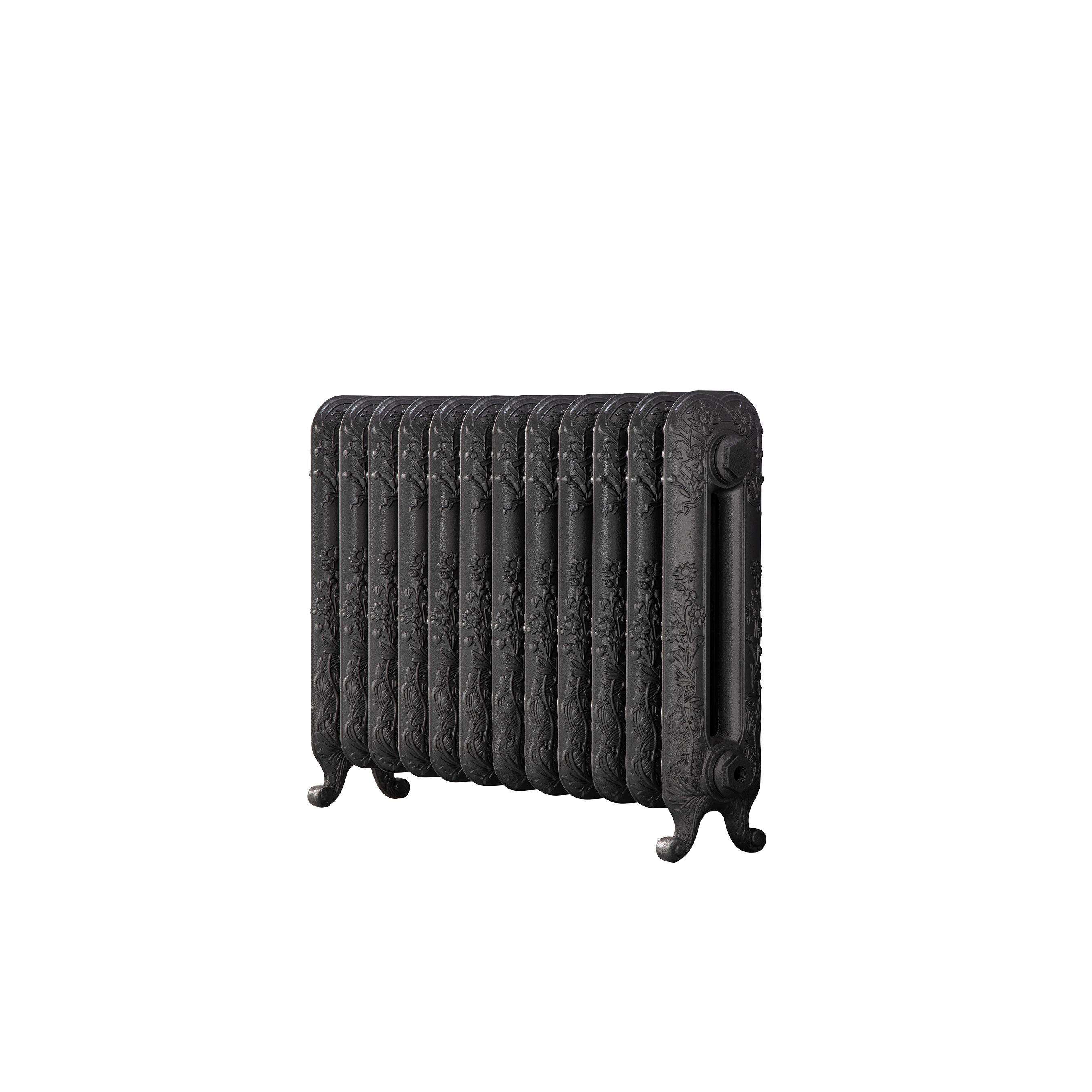 Arroll Daisy Cast Iron Grey 12 Column Radiator, (W)814mm X (H)597mm | Compare The Build