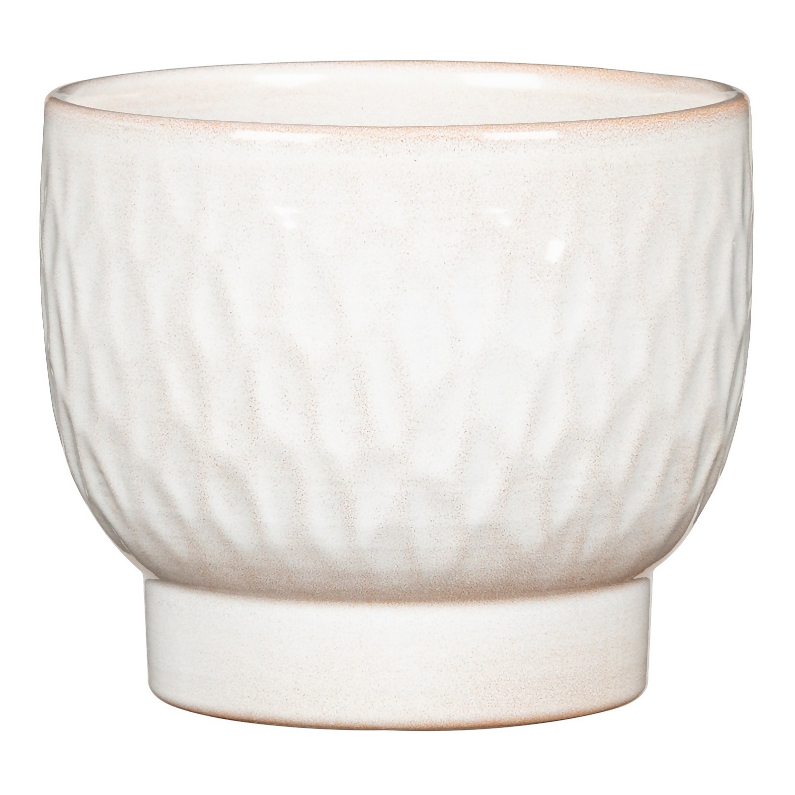 Scheurich Opale Hammered White Indoor Pot - 13cm Price Comparisons | Compare The Build