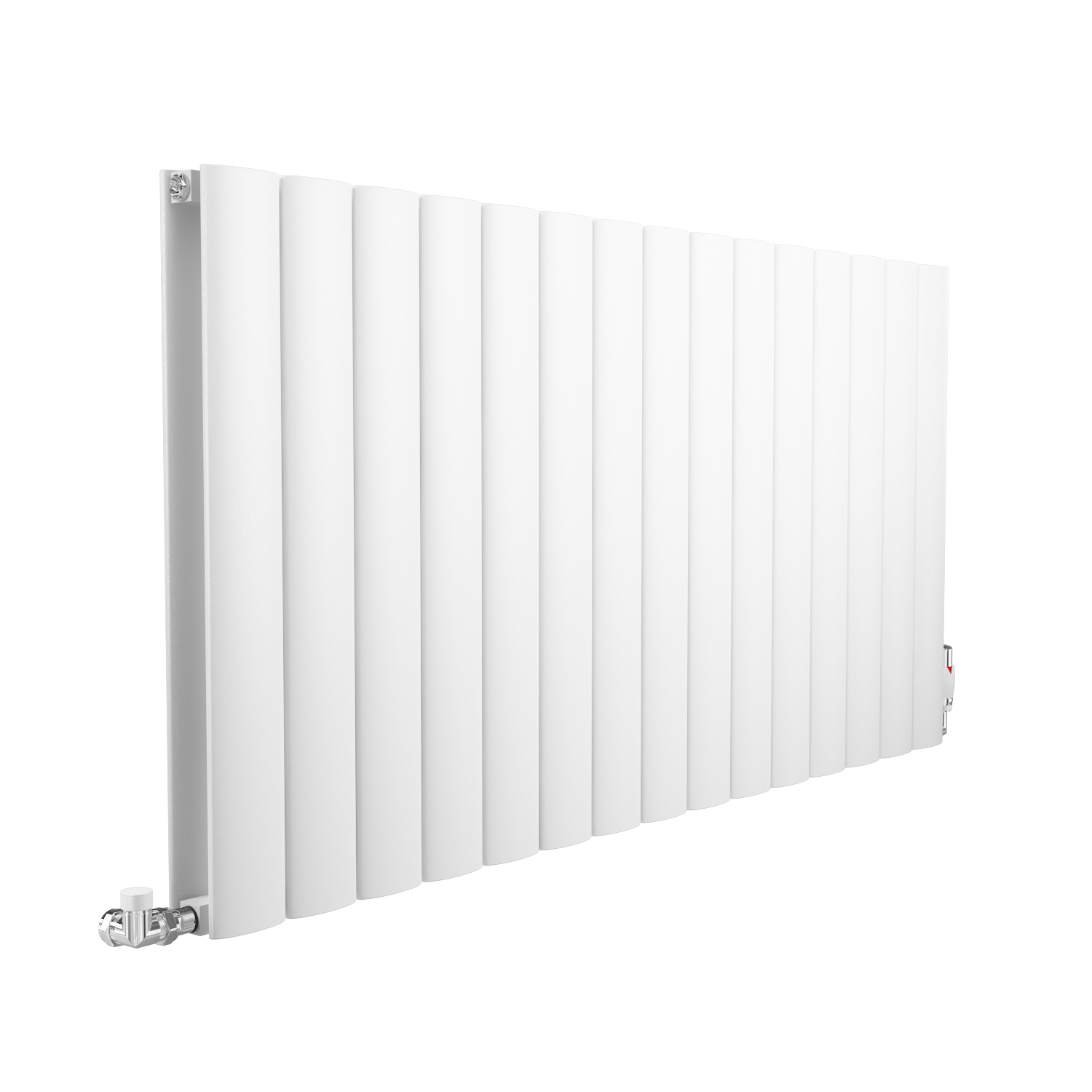 Apollo Magenta Aluminum Horizontal Radiator, White Curve, 600mm x 1435mm Price Comparisons | Compare The Build