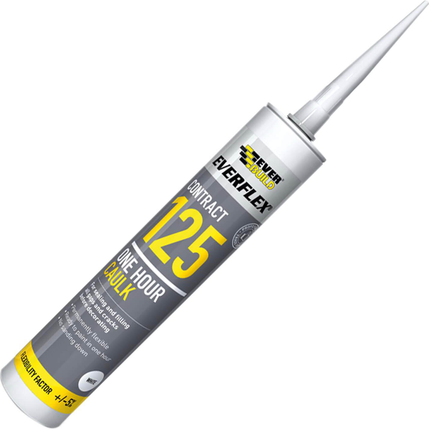 Everbuild One Hour Decorators Caulk White 310ml | Compare The Build