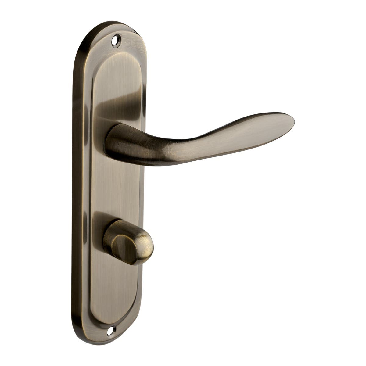 Mocho Lever Bathroom Door Handle Antique Brass | Compare The Build