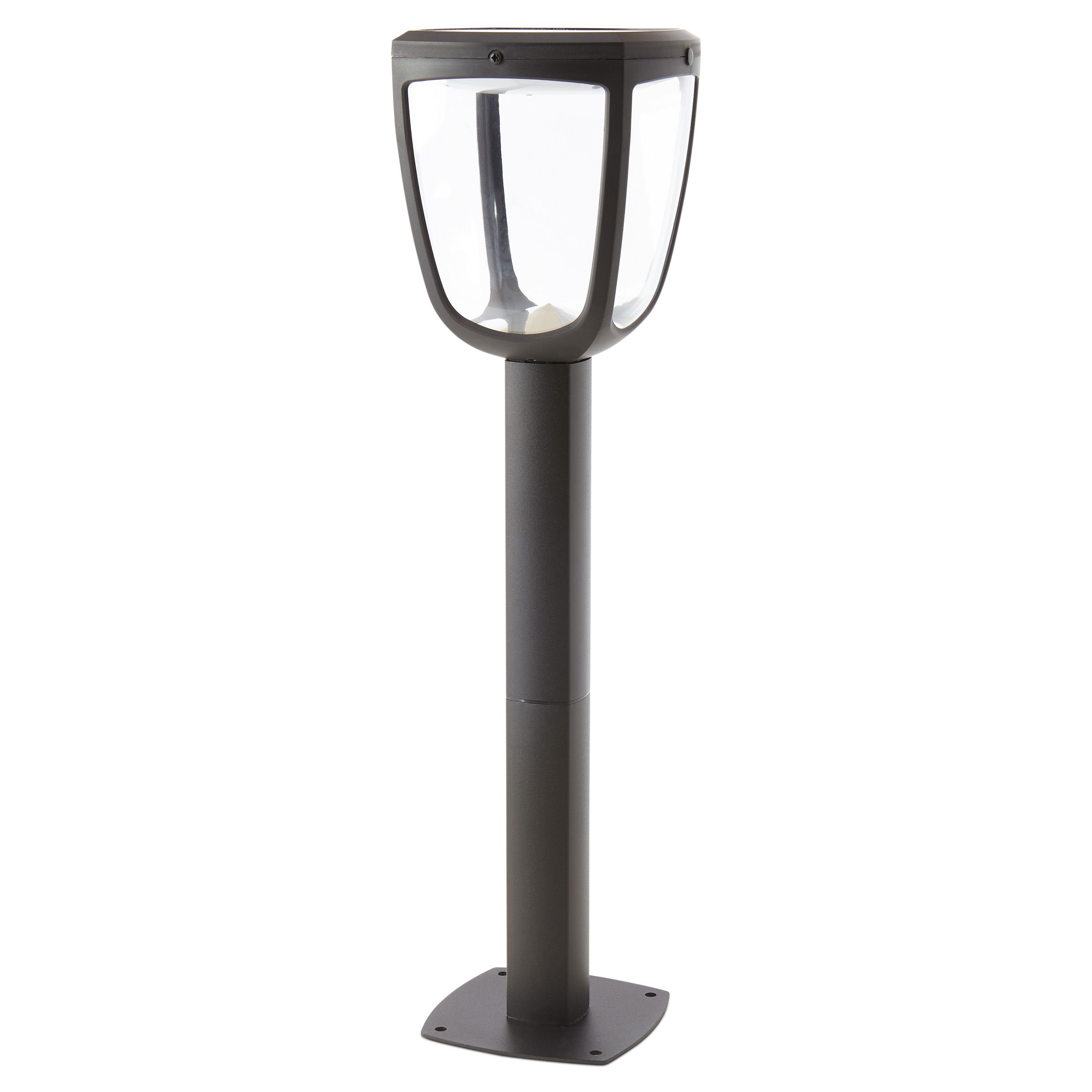 Blooma Seldovia Black Solar-Powered Integrated Led Outdoor Post Light Price Comparisons | Compare The Build