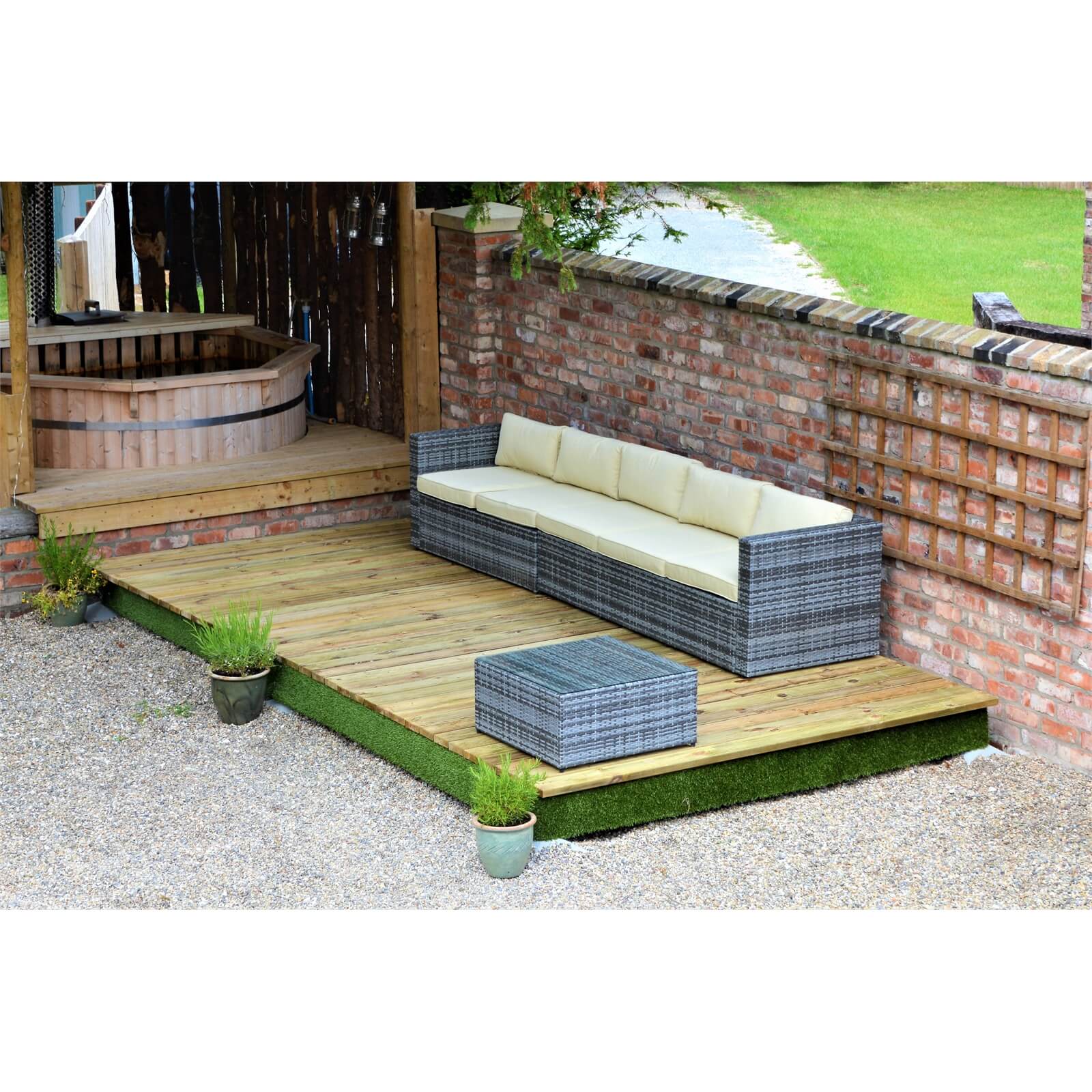 Swift Deck Complete Decking Kit - 2.4 x 9.3m | Compare The Build