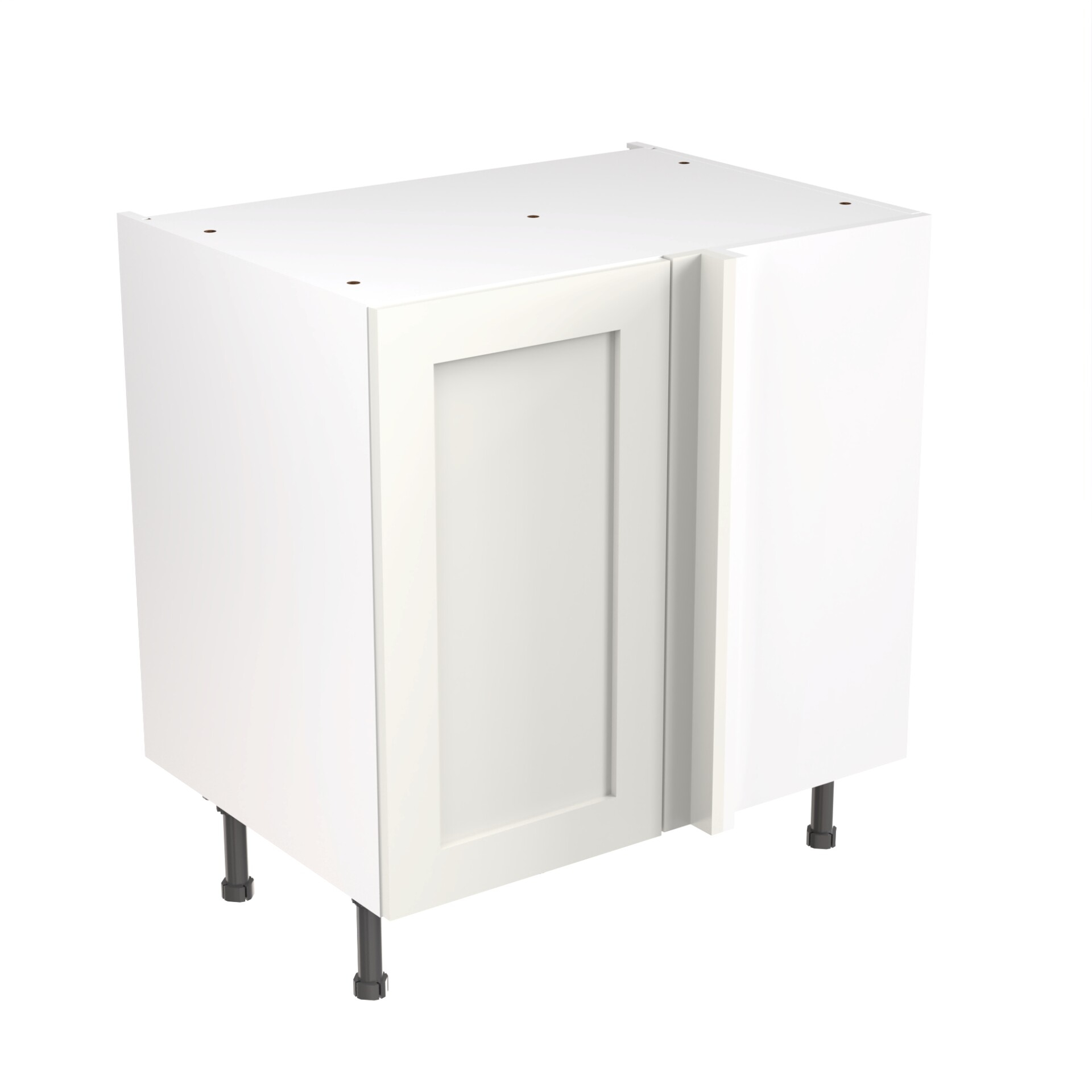 Flatpack Corner Base Unit Shaker Ultra Matt White 800mm - FKKH0537 Price Comparisons | Compare The Build