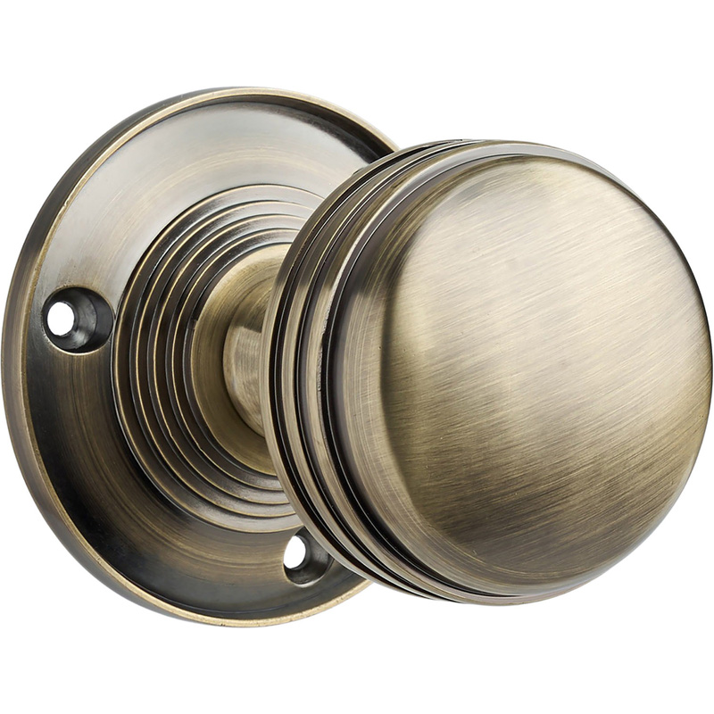 Designer Levers Ringed Mortice Knob Antique (Pair) in Brass Price Comparisons | Compare The Build