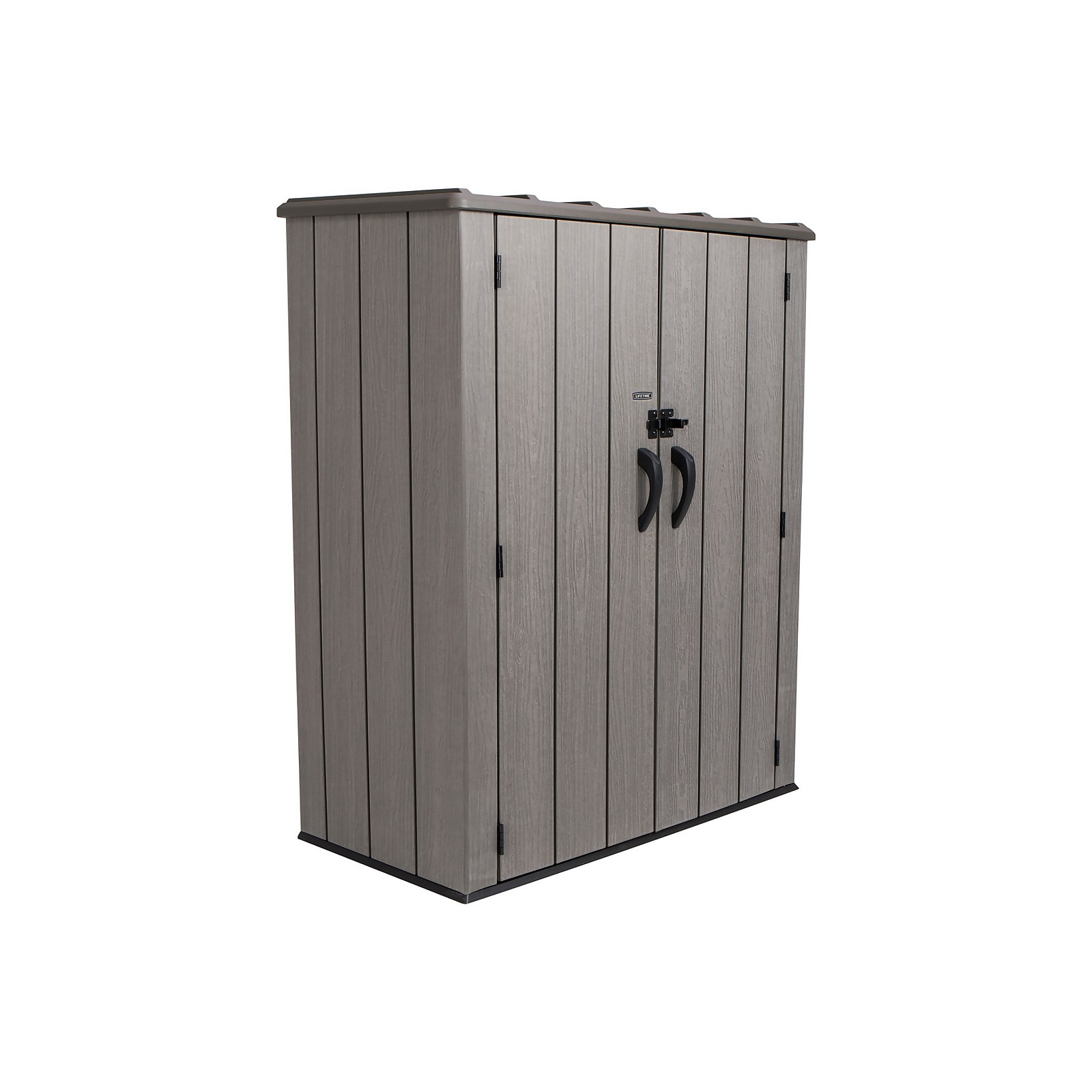LIFETIME 1500L Vertical Storage Shed - Rough-Cut Brown | Compare The Build