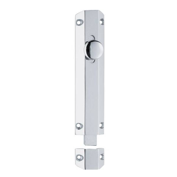 Polished Chrome Heavy Duty Surface Door Slide Bolt 150mm x 35mm Price Comparisons | Compare The Build