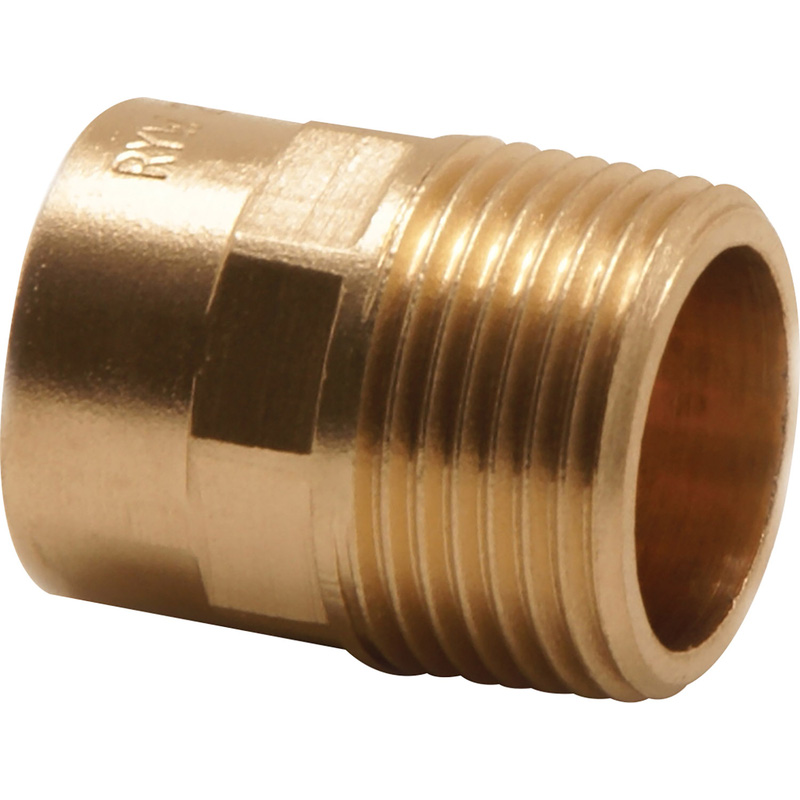 Endex End Feed Male Coupler 15mm x 1/2" Price Comparisons | Compare The Build