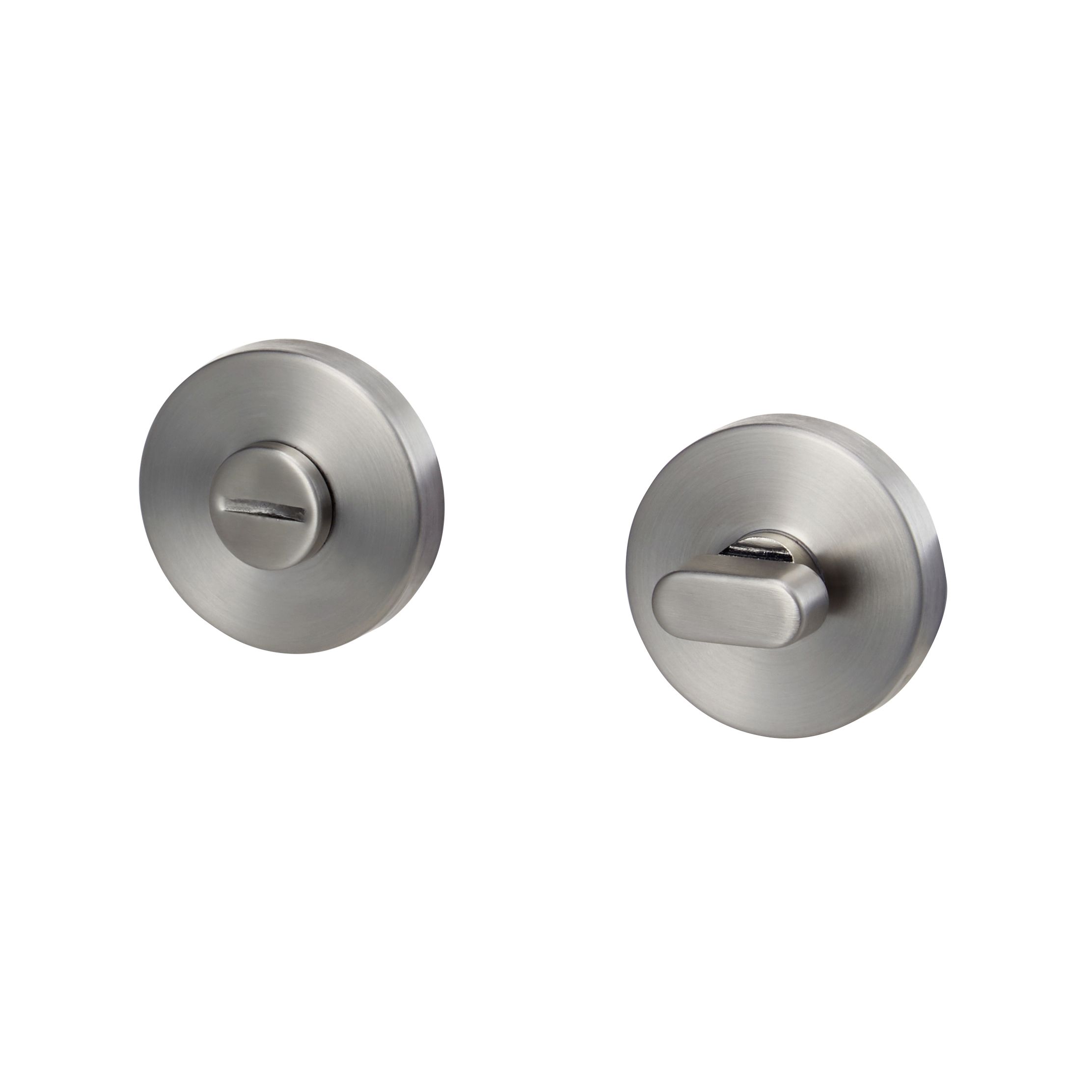 Colours Lantic Matt Stainless Steel Bathroom Turn & Release Lock Price Comparisons | Compare The Build