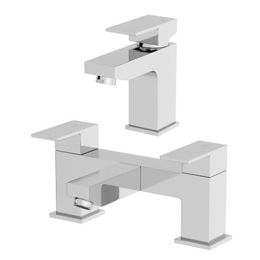 Architeckt Ibbardo Basin Mixer Tap and Bath Mixer Tap Set Price Comparisons | Compare The Build