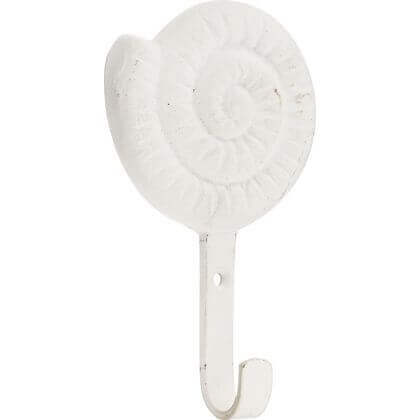 Sea Shell Single Robe Hook - White Price Comparisons | Compare The Build