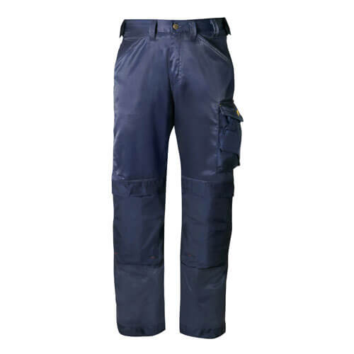 Snickers 3312 Mens DuraTwill Work Trousers Navy 31" 35" | Compare The Build