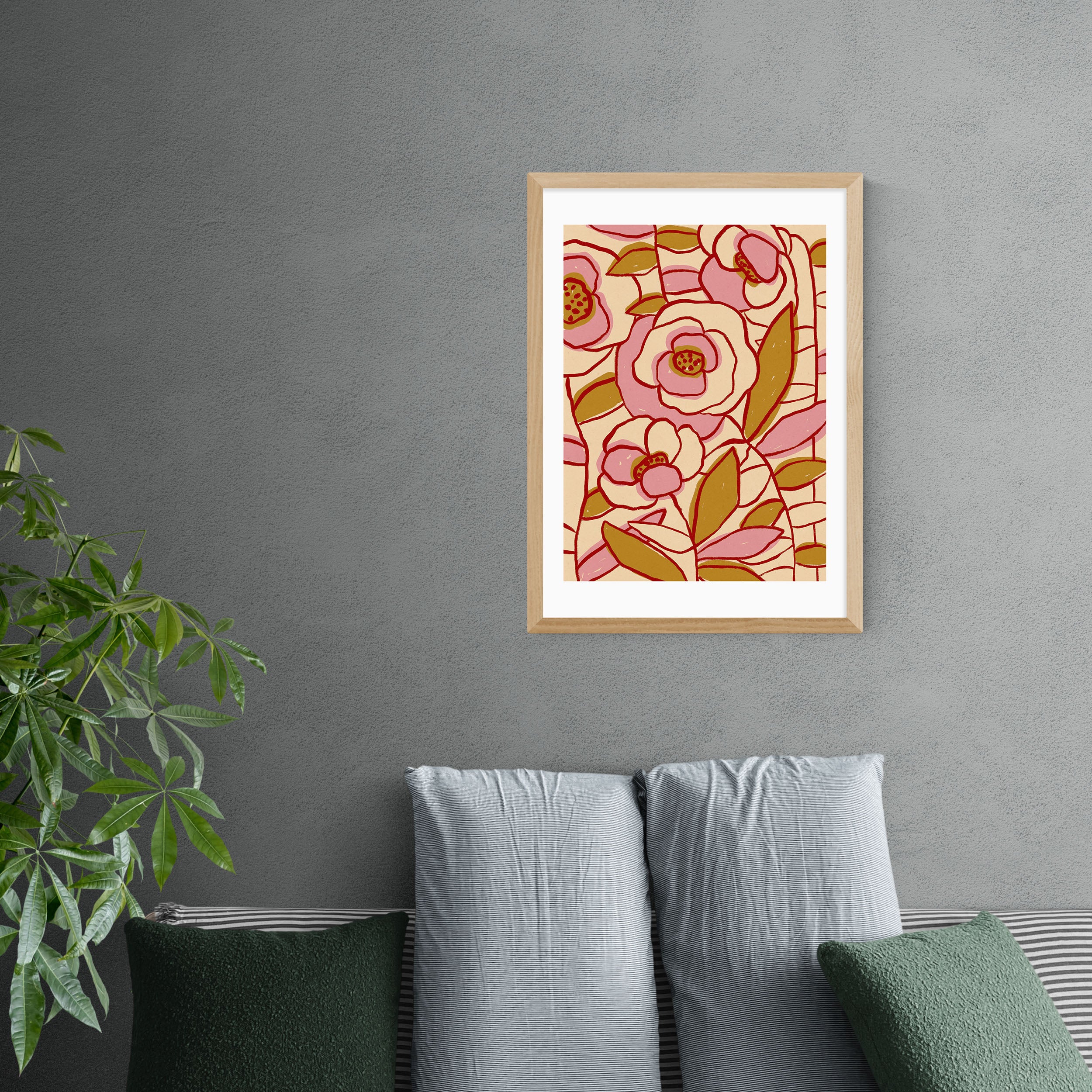 East End Prints Rose Garden II Print Brown Price Comparisons | Compare The Build