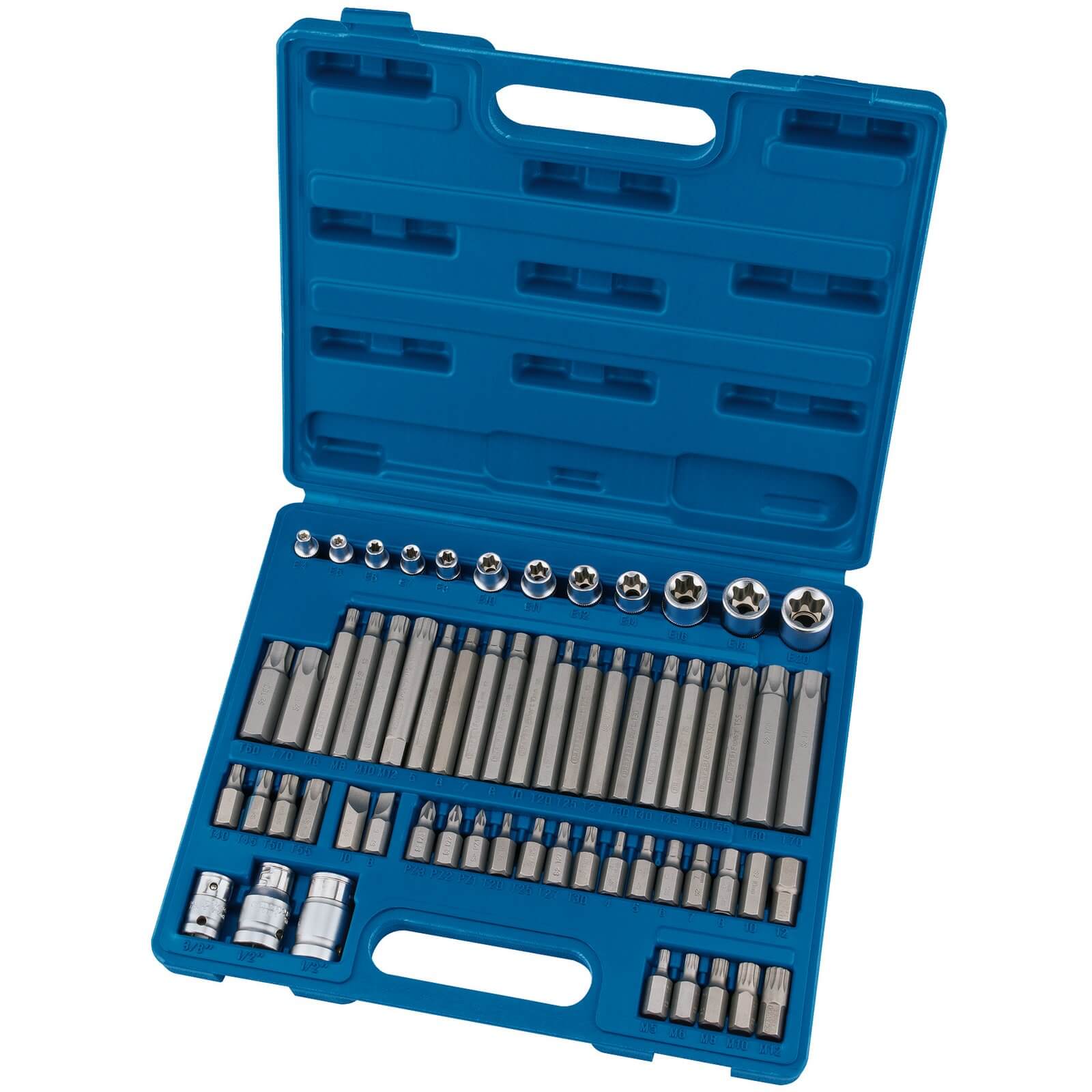 Draper Expert 61 Piece Combination Drive Mechanics Torx Socket and Bit Set Combination Price Comparisons | Compare The Build