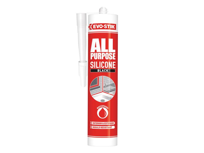 EVO-STIK EVOAPFSSBK 112872 All Purpose Flex Silicone Sealant Black C20 Price Comparisons | Compare The Build