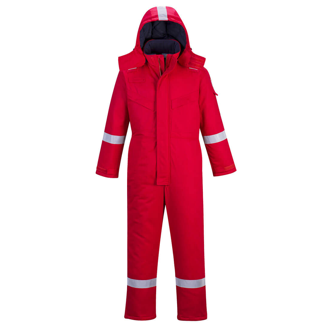 Biz Flame Mens Flame Resistant Antistatic Winter Overall Red XL 32" Price Comparisons | Compare The Build