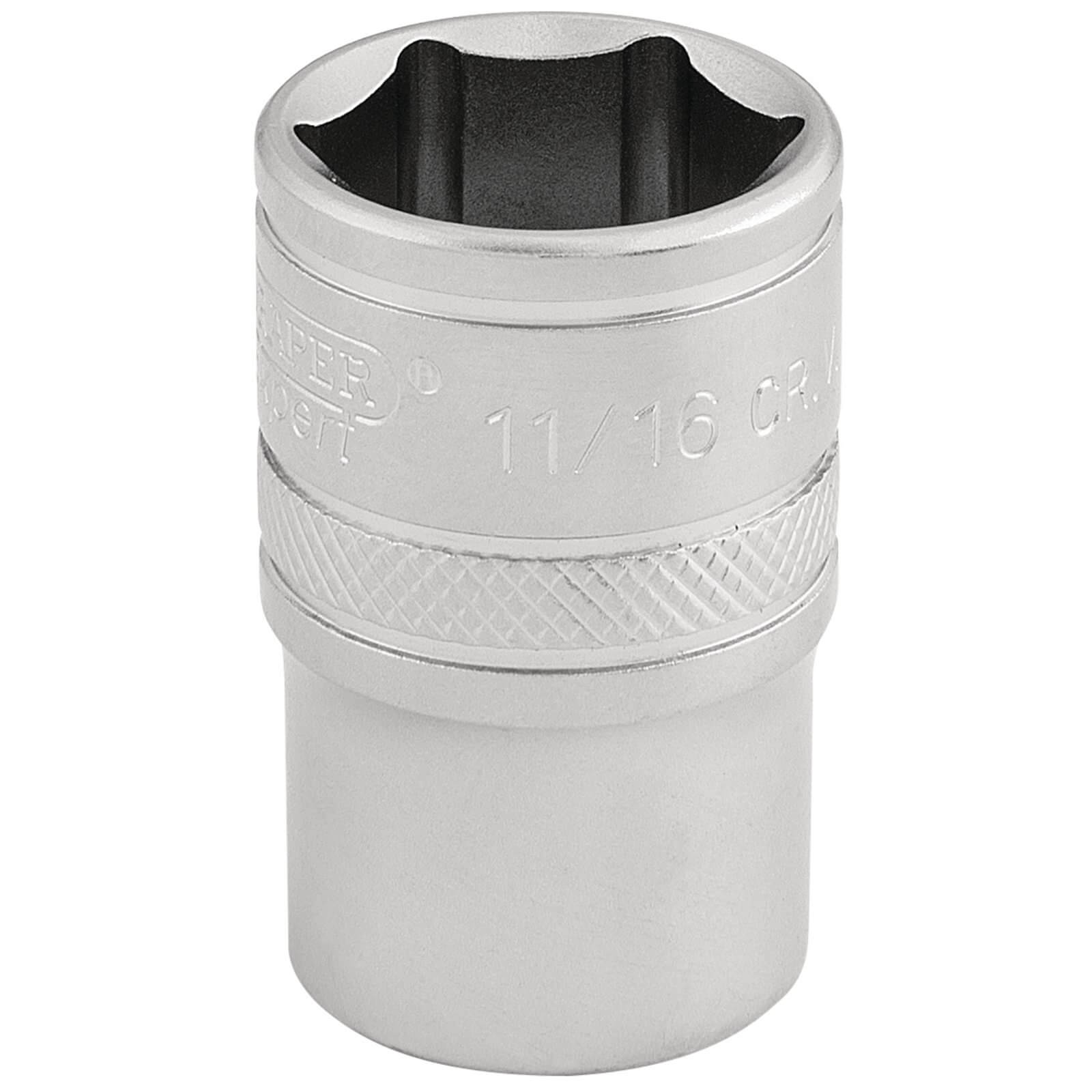 Draper 1/2" Drive Satin Finish Hexagon Socket Imperial 1/2" 11/16" Price Comparisons | Compare The Build