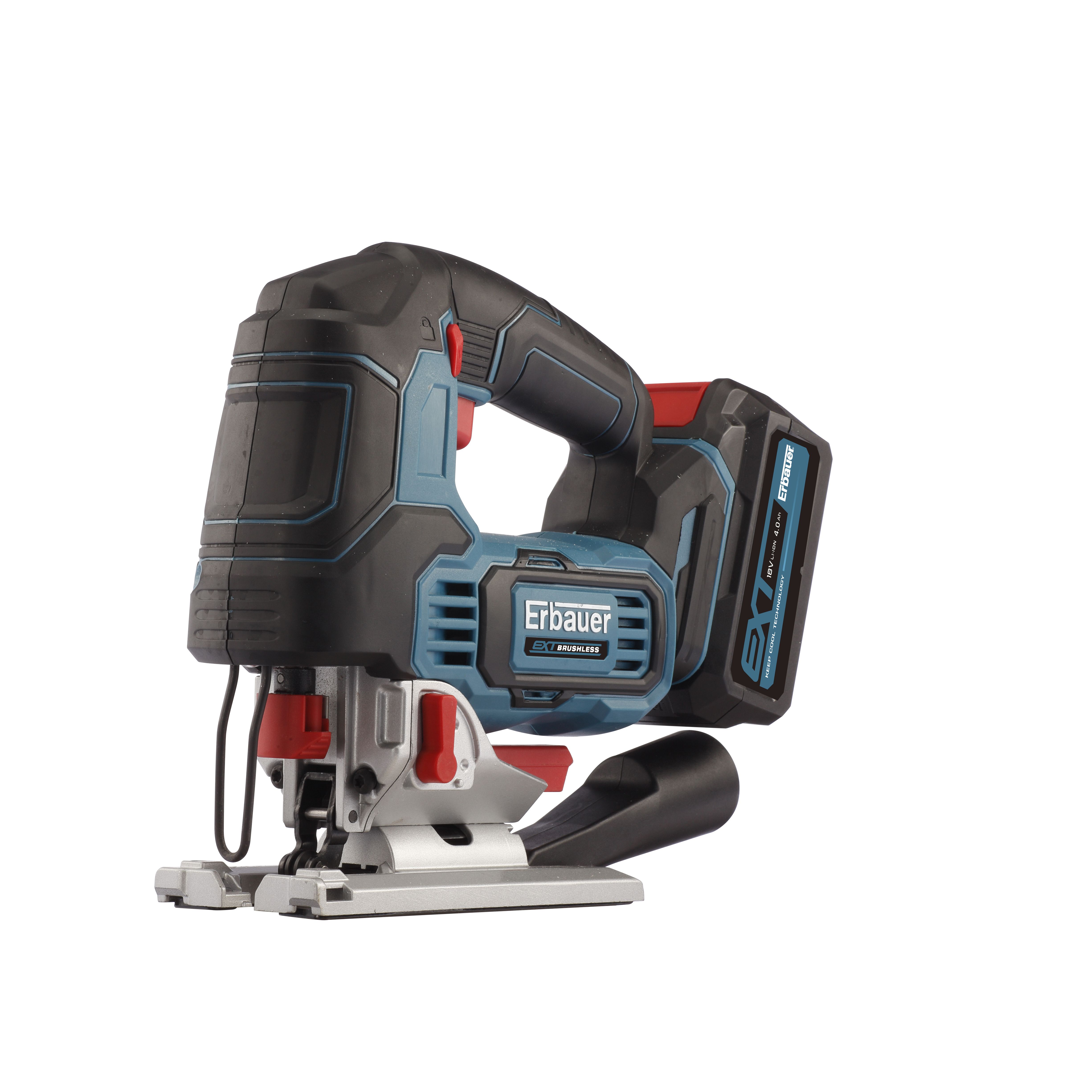 Erbauer Ext 4Ah Li-Ion 18V Cordless Jigsaw 1 Battery Ejs18-Li Price Comparisons | Compare The Build