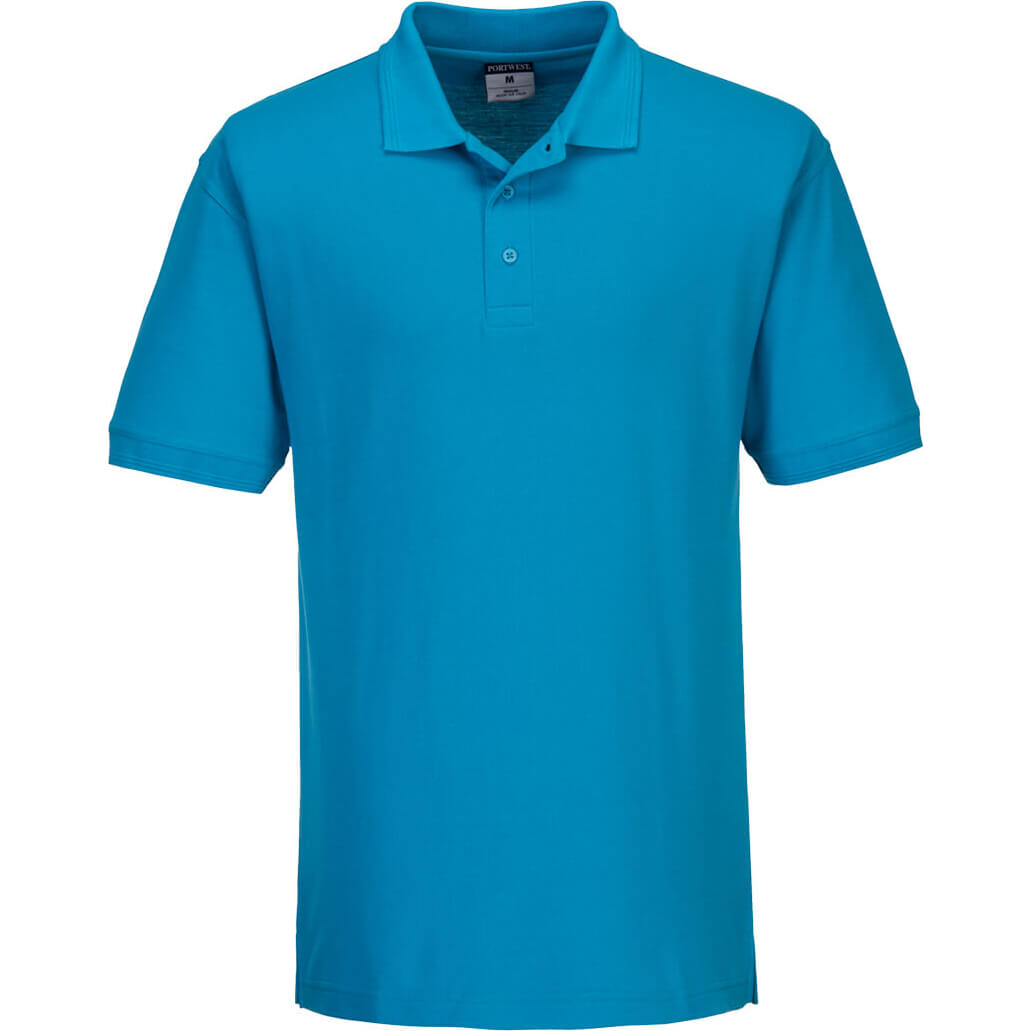 Portwest Naples Polo Shirt Aqua S Price Comparisons | Compare The Build