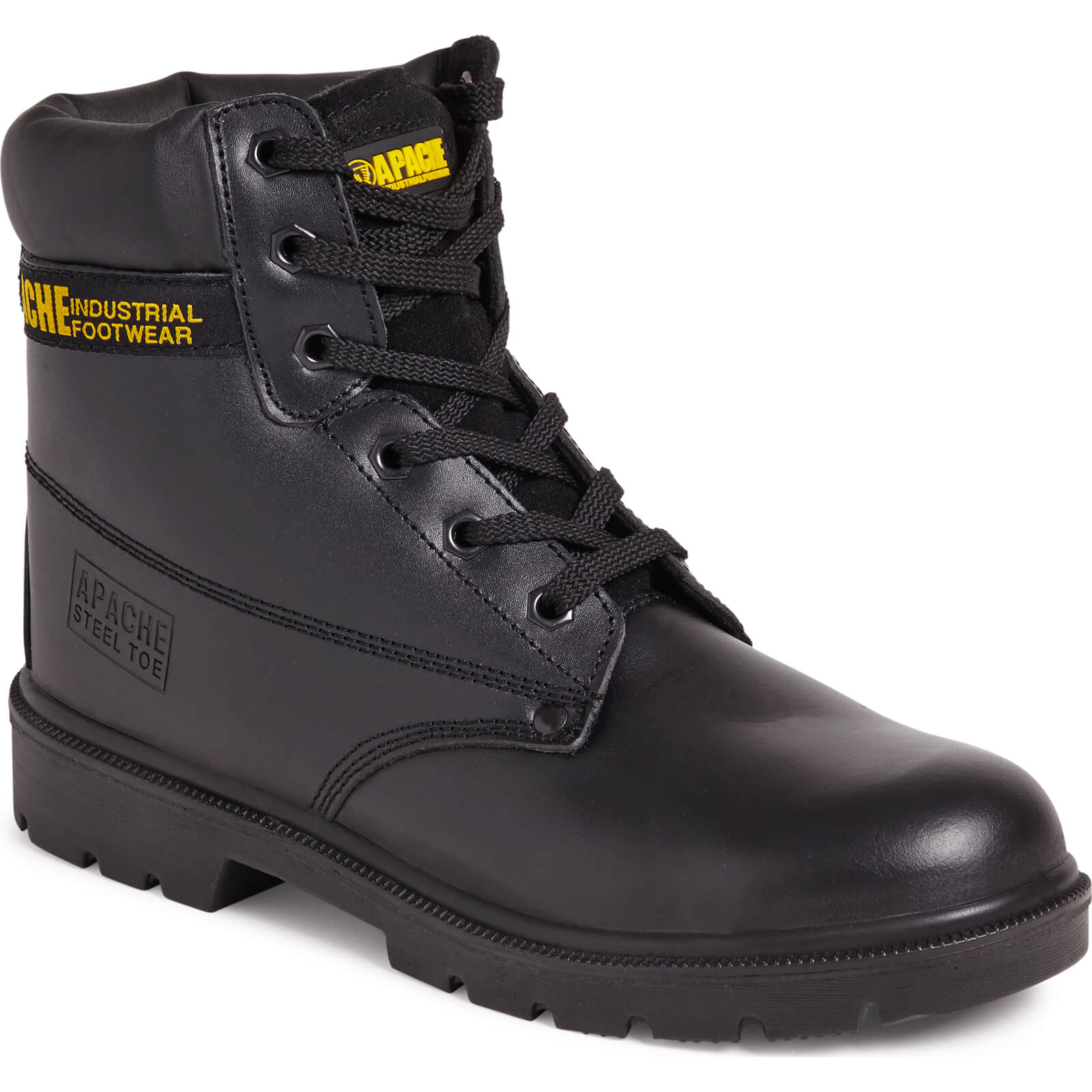 Apache AP300 6 Eye Safety Boots Black Size 12 Price Comparisons | Compare The Build