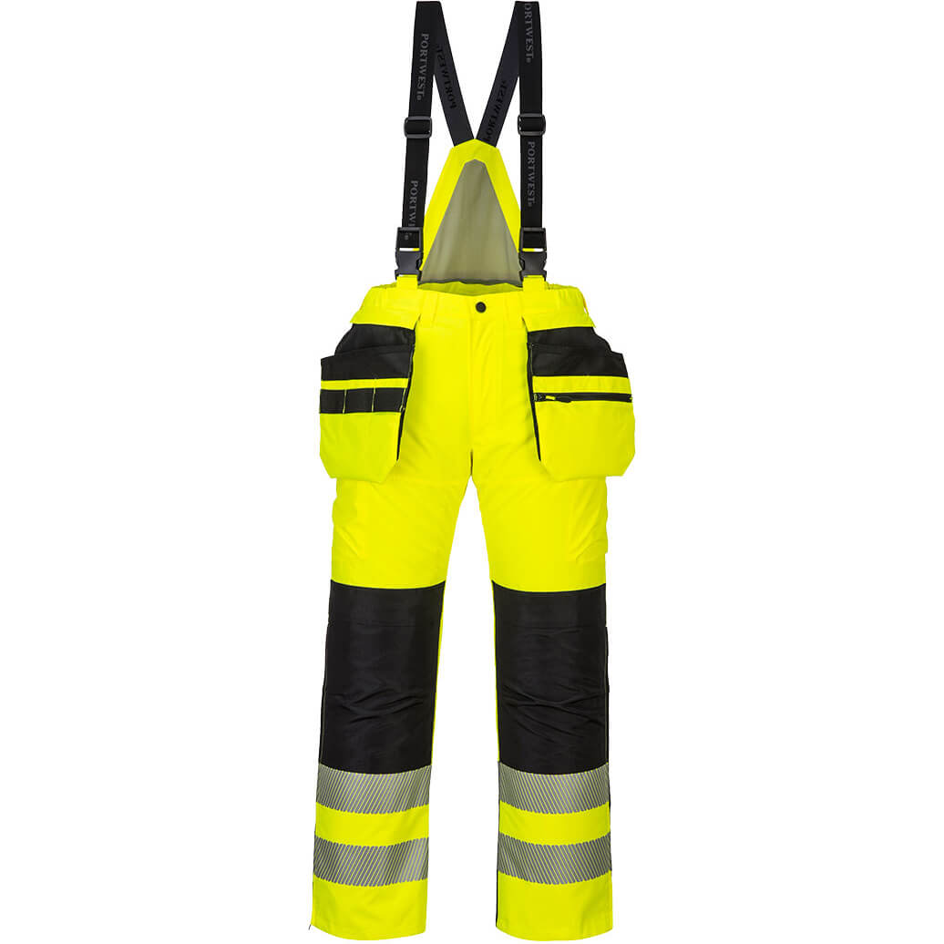 Oxford Weave 300D Class 2 PW3 Hi Vis Winter Trousers Yellow / Black 3XL 31" Price Comparisons | Compare The Build