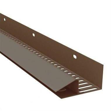 Manthorpe Continuous Soffit Vent (10,000mm2) - 2.44m Brown Manthorpe Building Products G800/B Price Comparisons | Compare The Build