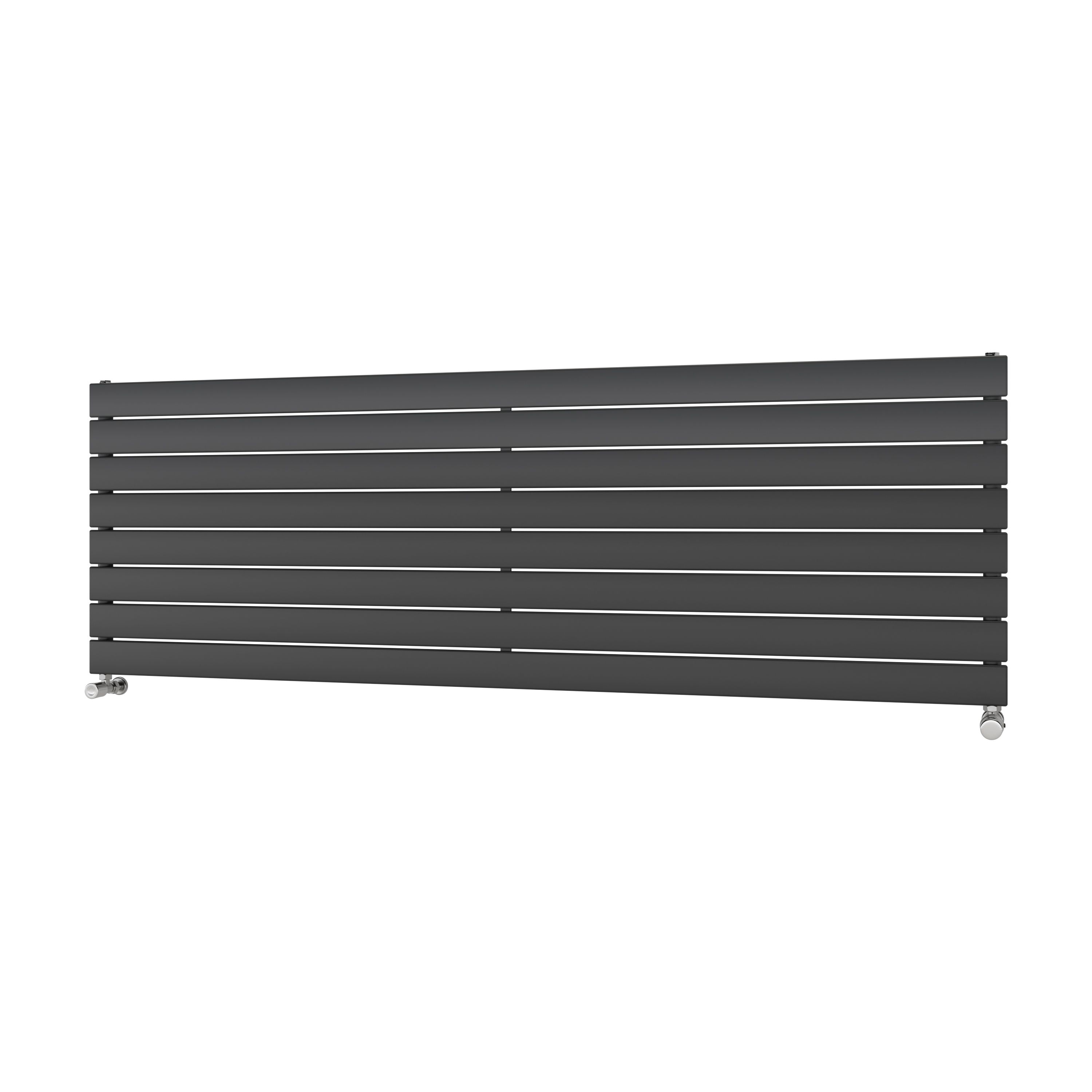 Ximax Vertirad Satin Anthracite Horizontal Designer Panel Radiator, (W)1800mm X (H)595mm Price Comparisons | Compare The Build