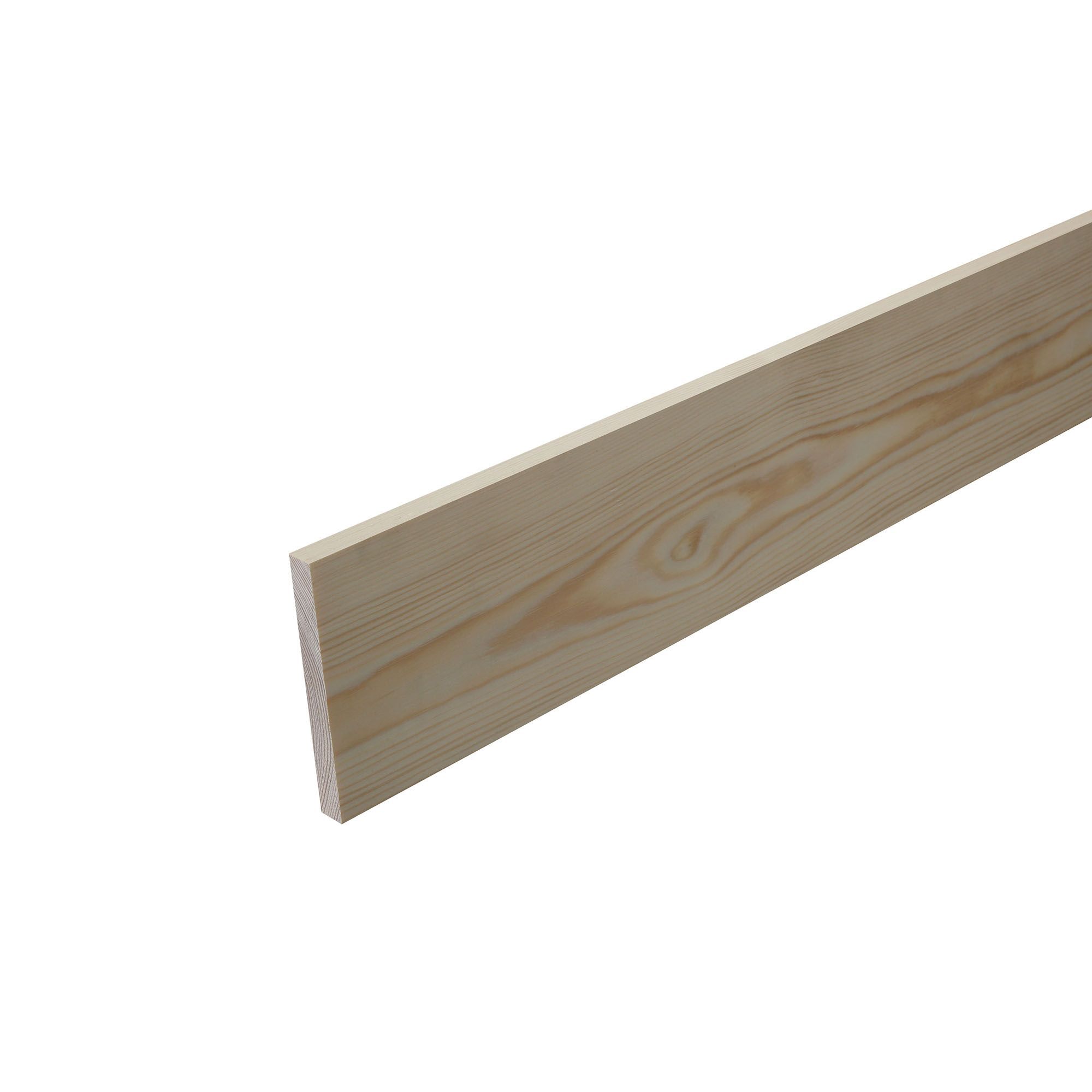 Cheshire Mouldings Smooth Square edge Pine Stripwood (L)0.9m (W)92mm (T)10.5mm Price Comparisons | Compare The Build