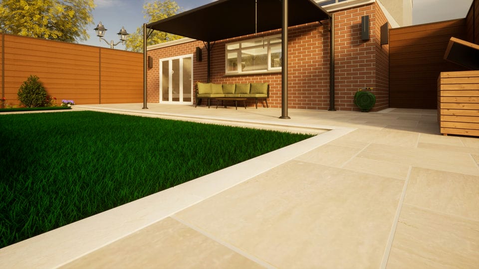 Sandstone Paving - Project Pack Raj Green Price Comparisons | Compare The Build