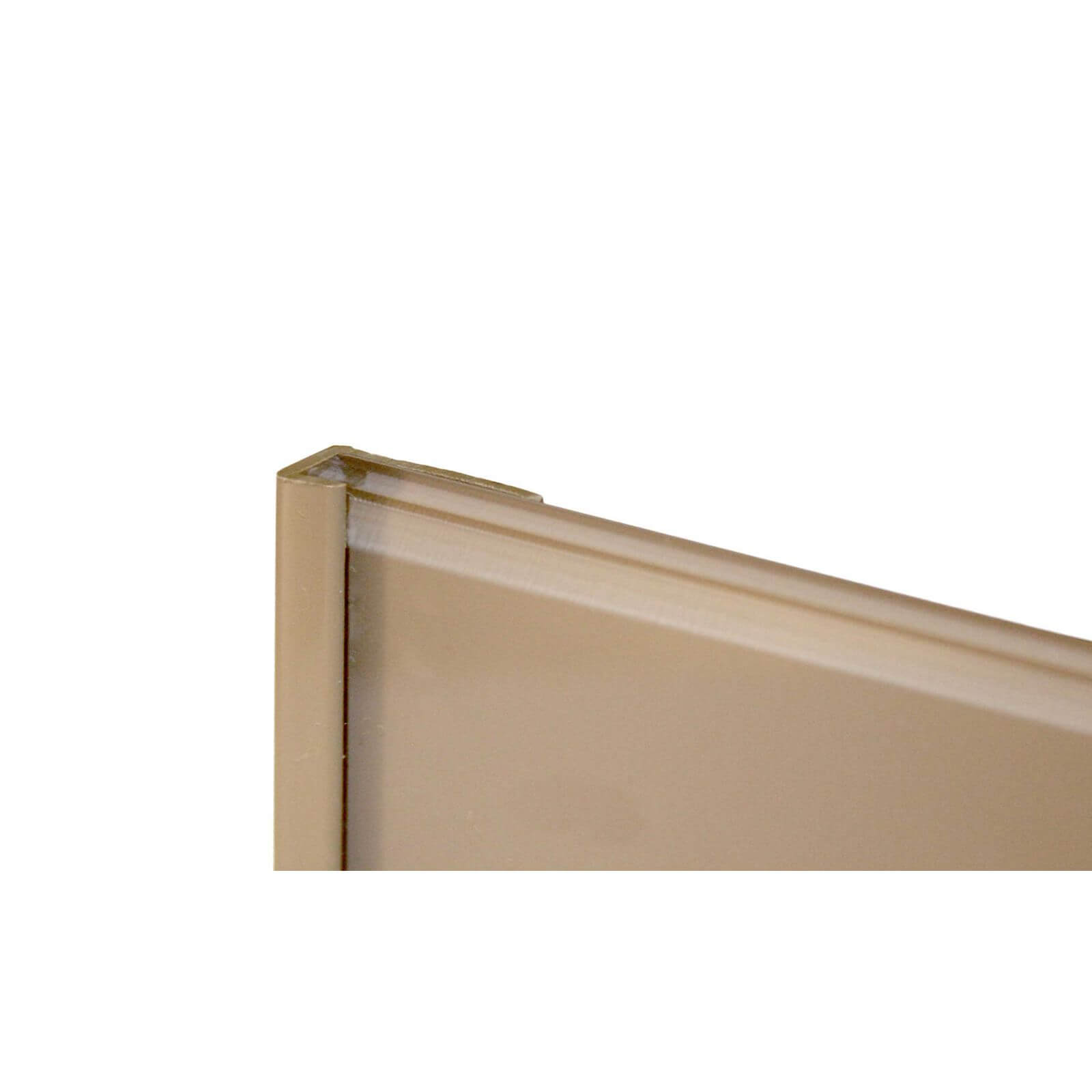 Zenolite Colour Matched PVC Edge Cap - 2500mm - Mocha Price Comparisons | Compare The Build